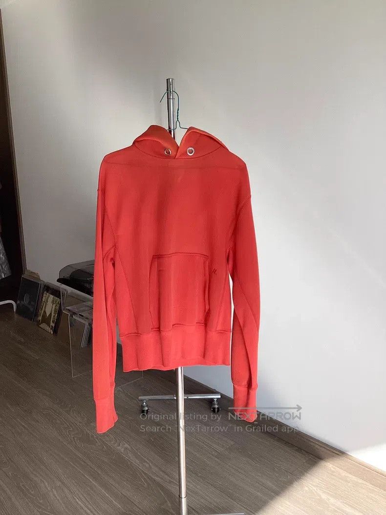 Helmut Lang Helmut Lang Red Mesh Hoodie Size US S / EU 44-46 / 1 - 1 Thumbnail