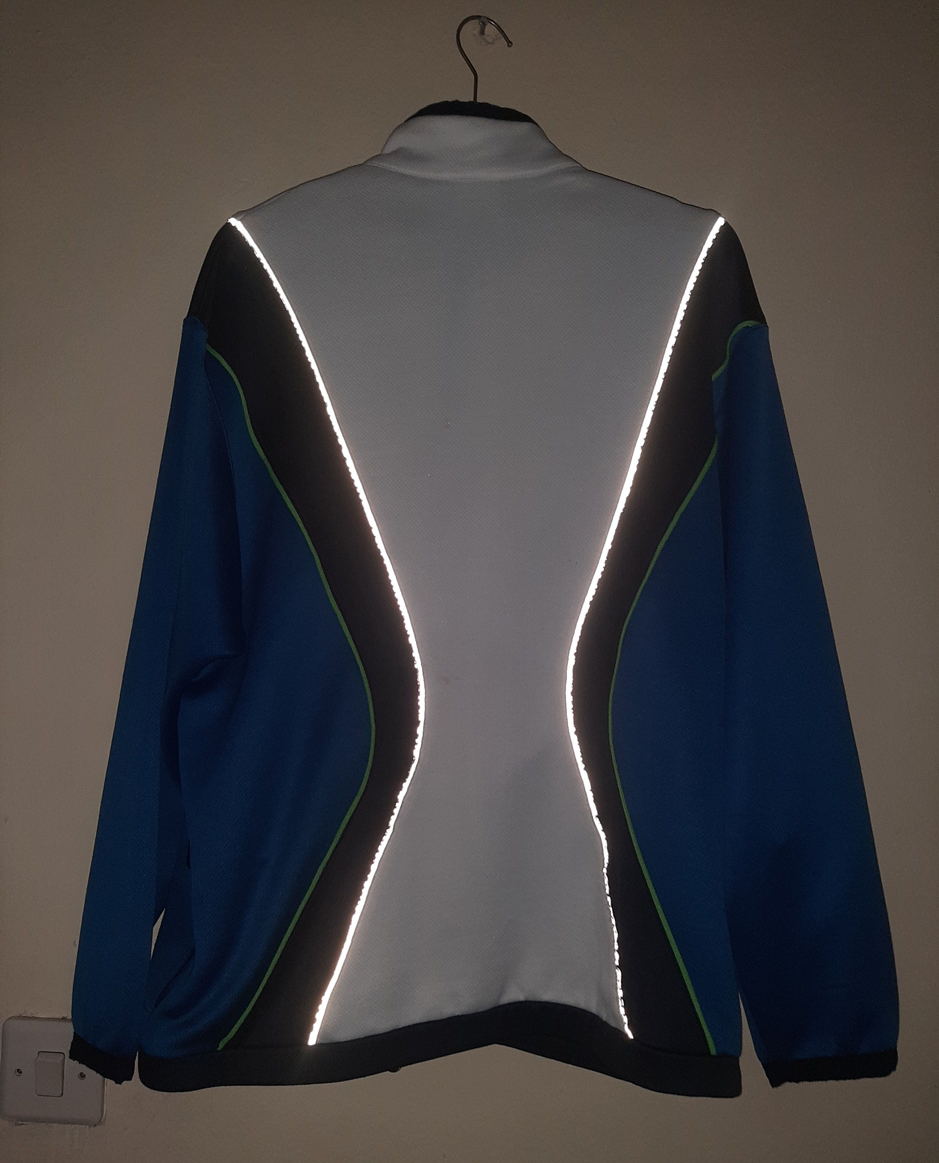 Nike 🔥Rare Vintage Nike 90's Reflective Tracktop Jacket Size US M / EU 48-50 / 2 - 11 Thumbnail