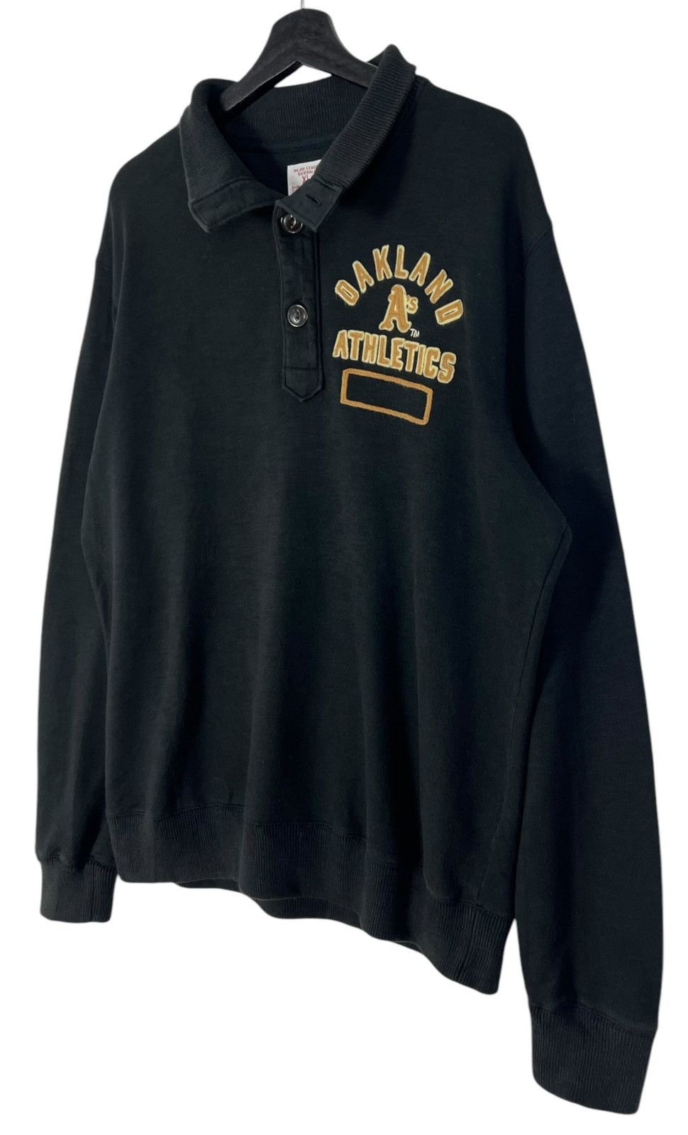 MLB × NFL × Vintage Vintage Oakland Athletics Mlb Pull Over Sweatshirt Size US XL / EU 56 / 4 - 3 Thumbnail