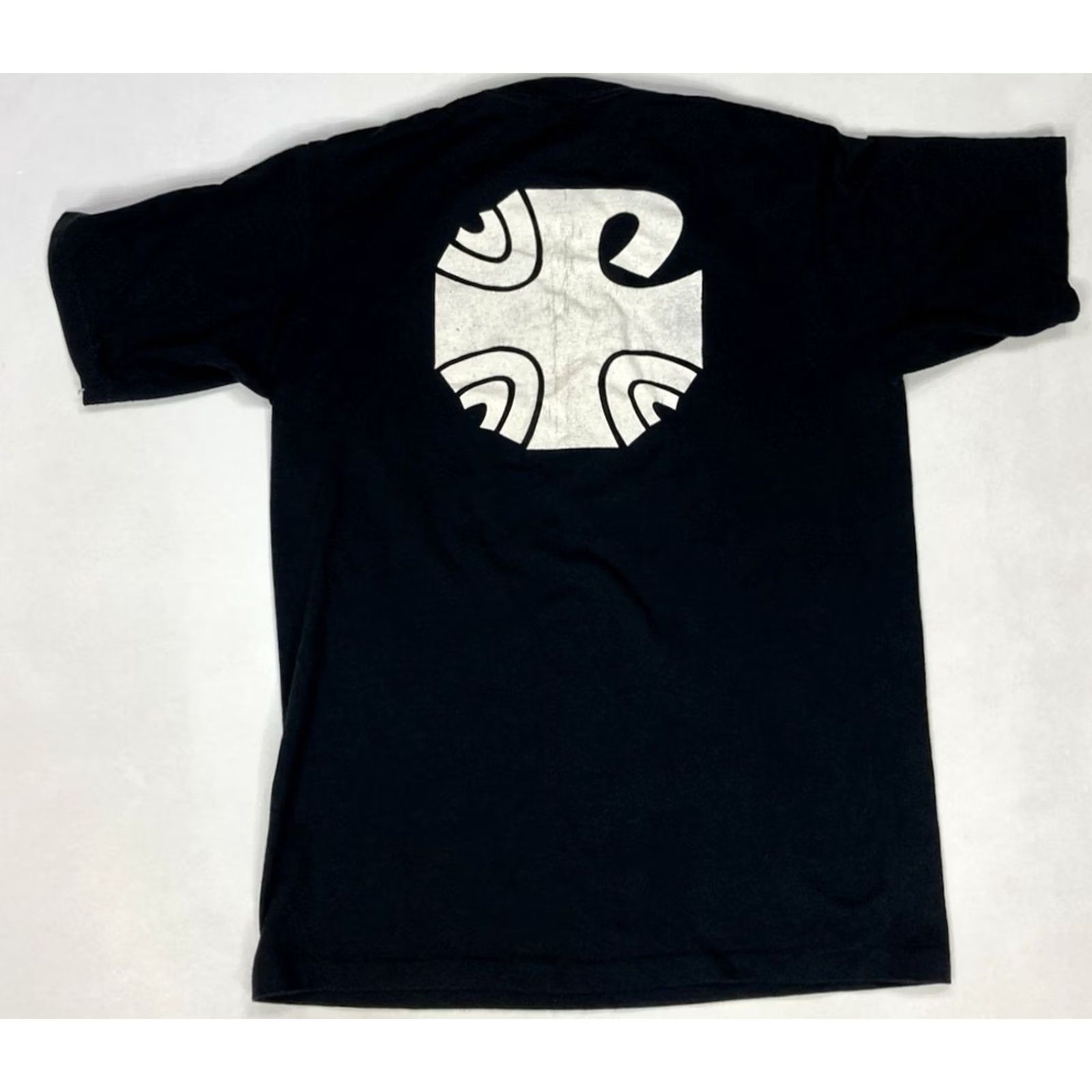 Vintage VINTAGE Sportswear T-Shirt Women Medium Black USA 80s Passion Play Blessed Trinity Graphic Crew Neck Short Sleeve Casual Sleeves 100% Cotton Womens Size M / US 6-8 / IT 42-44 - 4 Thumbnail