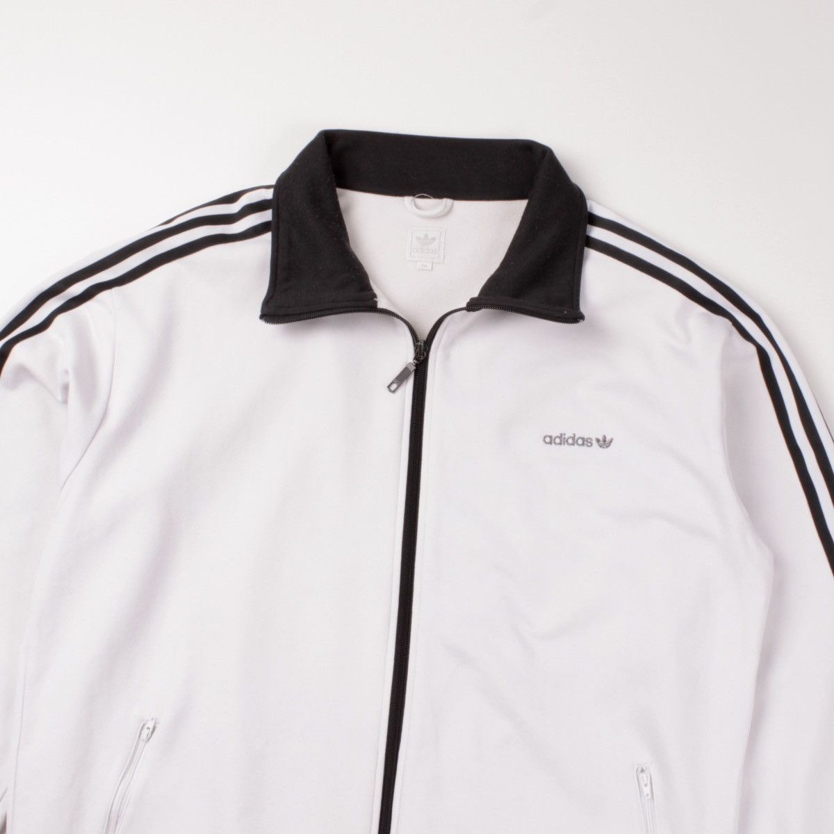Adidas Vintage Adidas Men’s Full Zip Track Jacket 2007 White Size US XXL / EU 58 / 5 - 3 Thumbnail