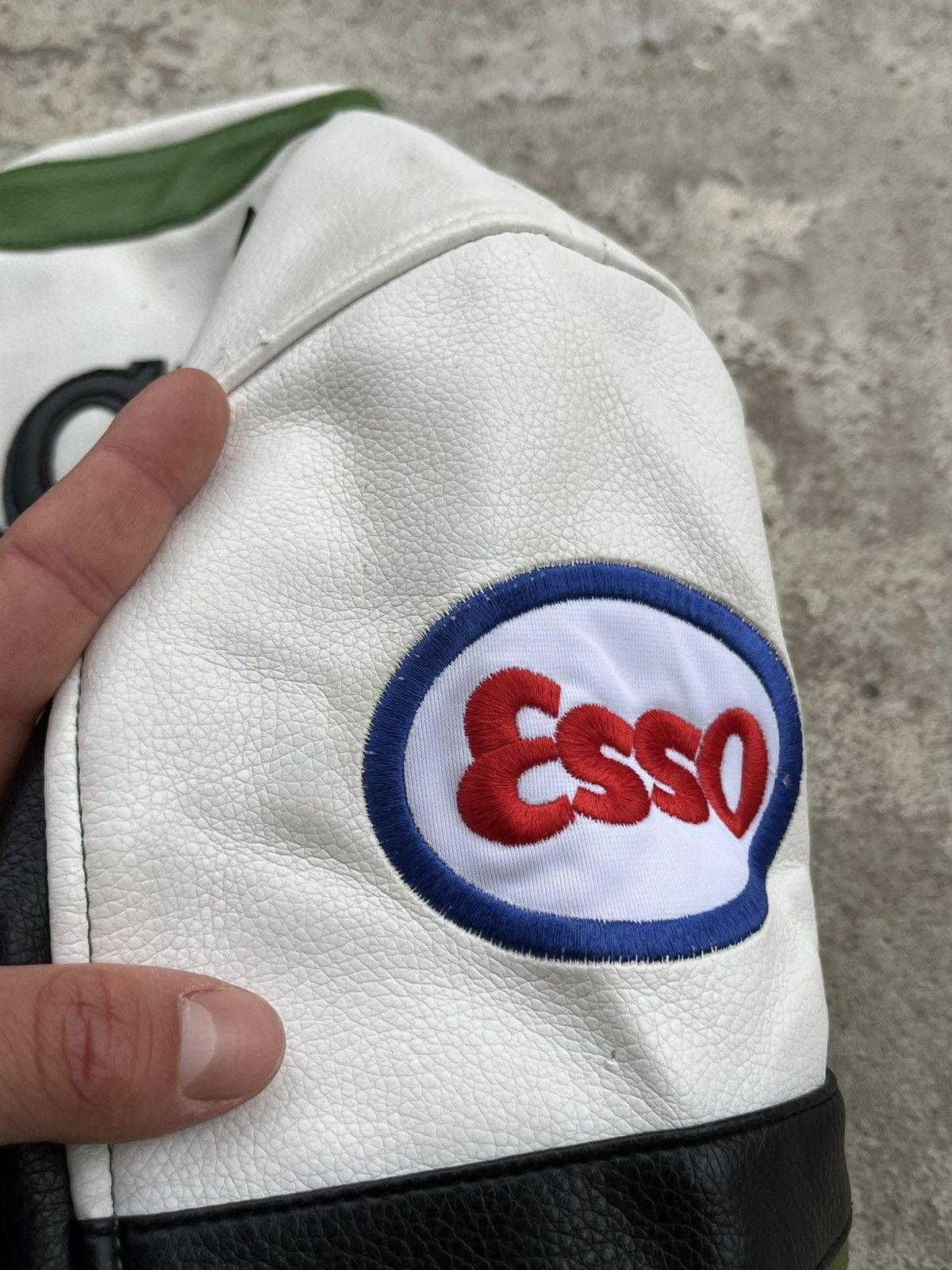 Japanese Brand Kawasaki Vintage Eco Leather PVC Motorcycle Racing Jacket Size US S / EU 44-46 / 1 - 21 Thumbnail