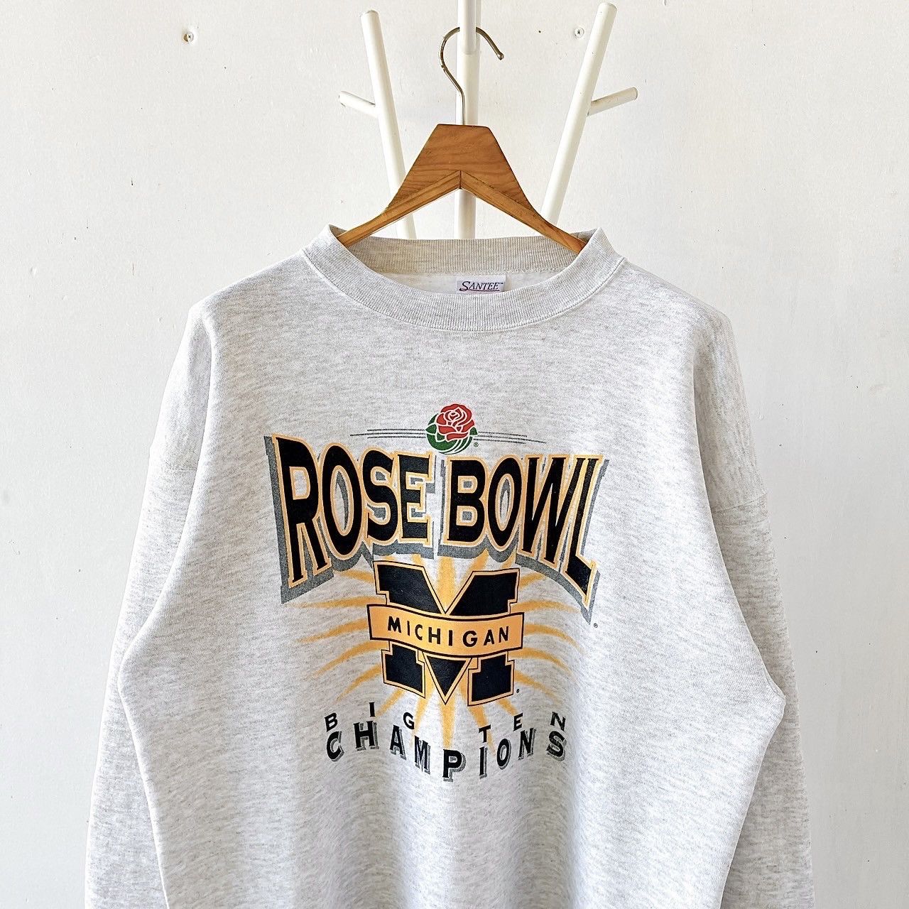 Vintage 90s University of Michigan crewneck sweatshirt/ L Size US L / EU 52-54 / 3 - 3 Thumbnail