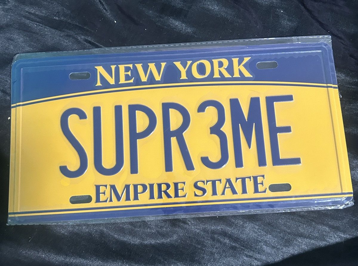 Supreme Supreme license plate multicolor Size ONE SIZE - 2 Thumbnail