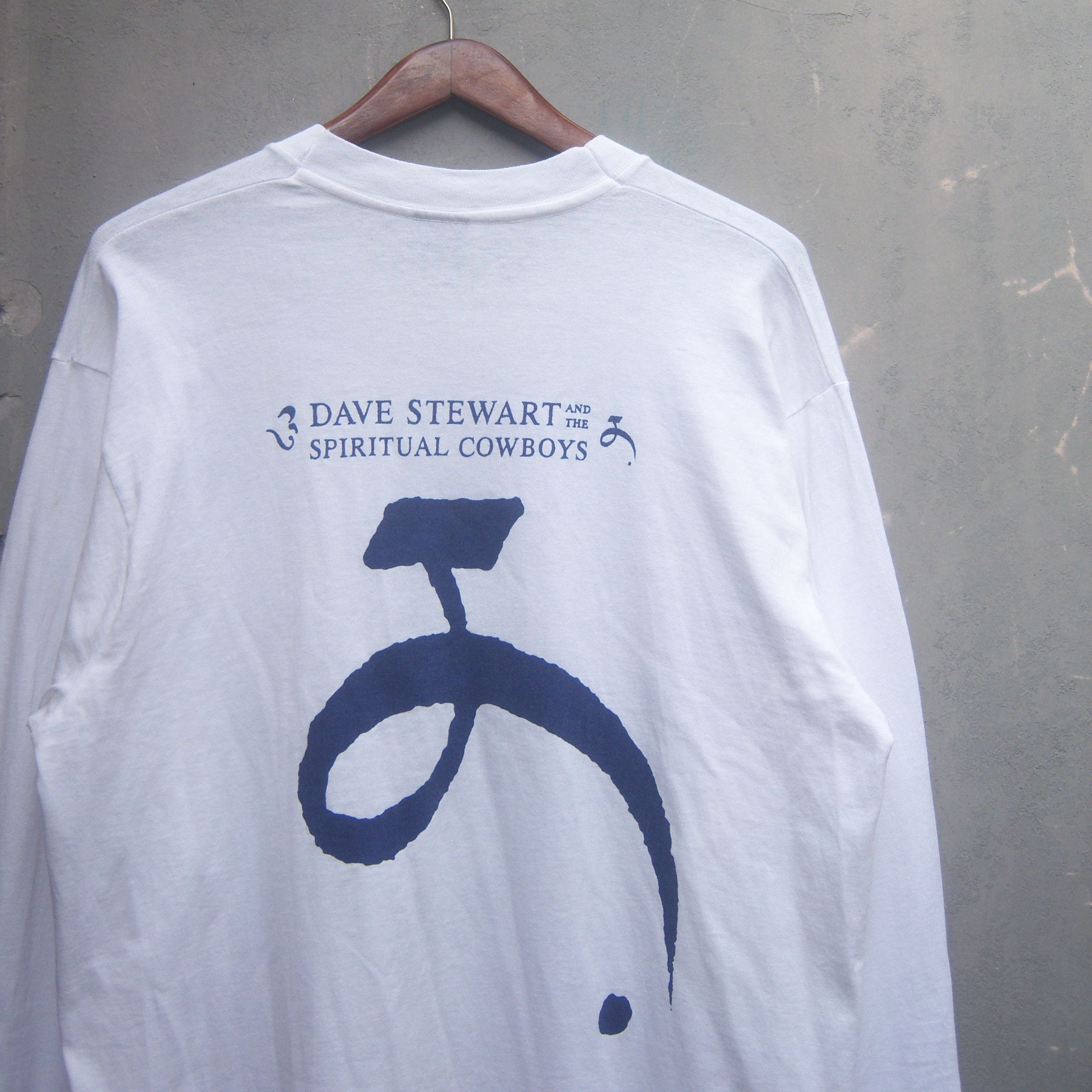 Band Tees Dave Stewart And The Spiritual Cowboys 1991 / Eurythmics Size US XL / EU 56 / 4 - 13 Thumbnail