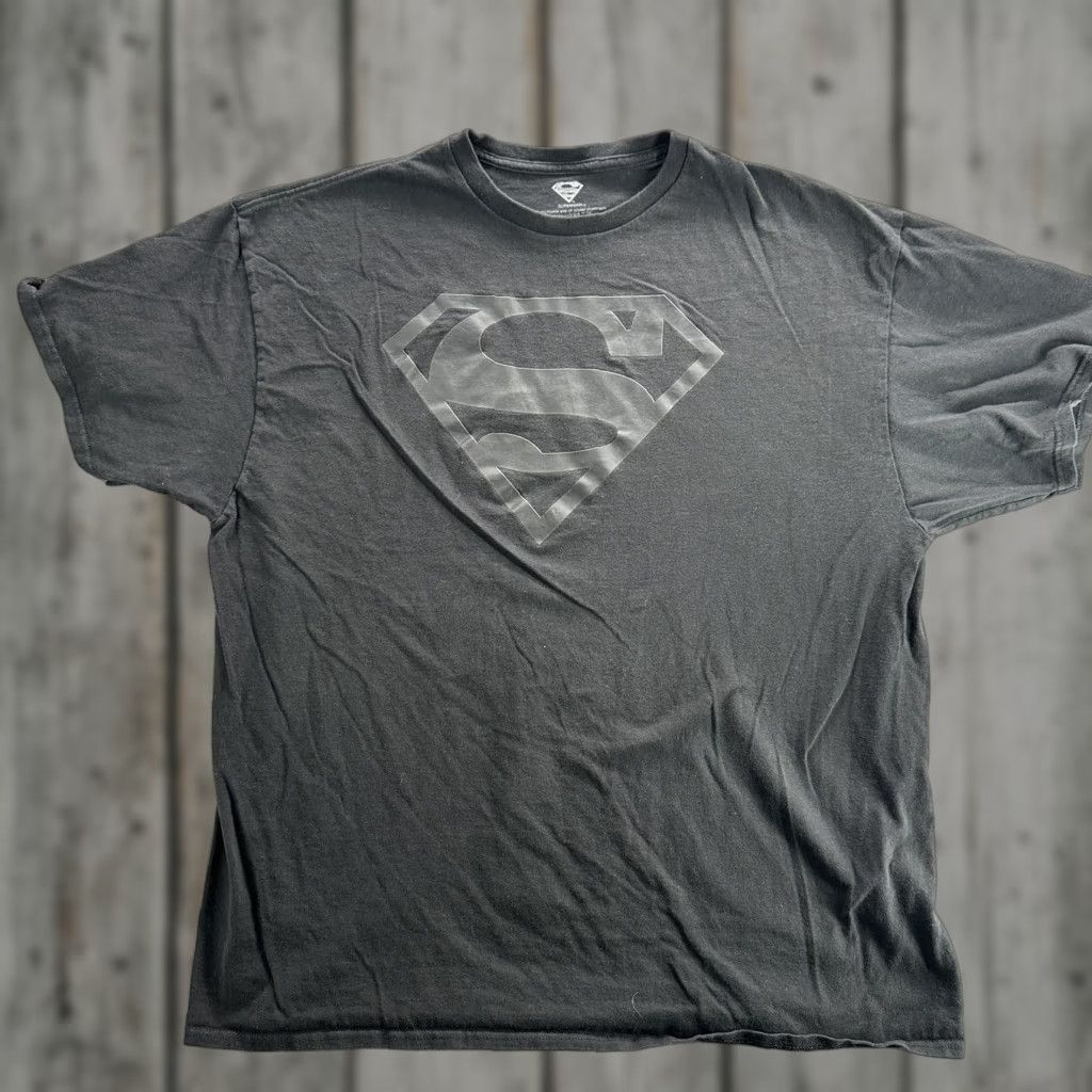 Logo 7 Superman T-Shirt Men 2XL Black DC Comics Graphic Tee Superhero Logo Short Sleeve Size US XXL / EU 58 / 5 - 1 Thumbnail