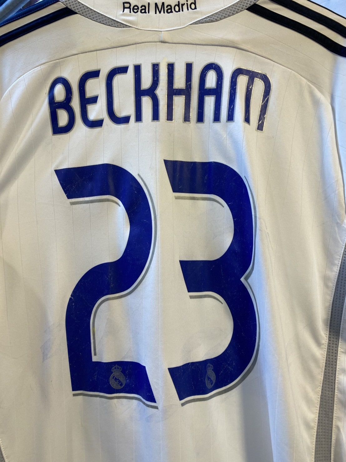 2006-2007 Real Madrid Home Kit BECKHAM 23