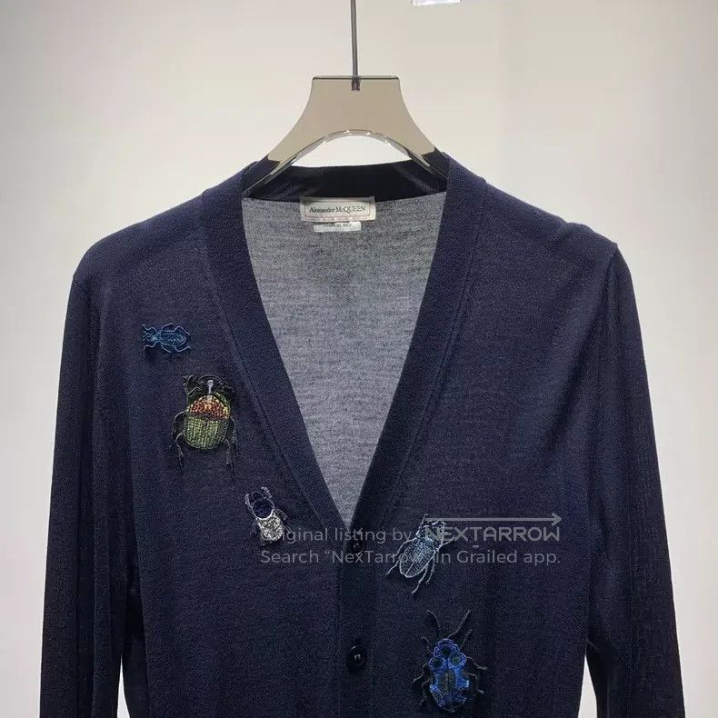 Alexander McQueen Alexander Mcqueen Long-sleeved cardigan coat Size US S / EU 44-46 / 1 - 7 Thumbnail