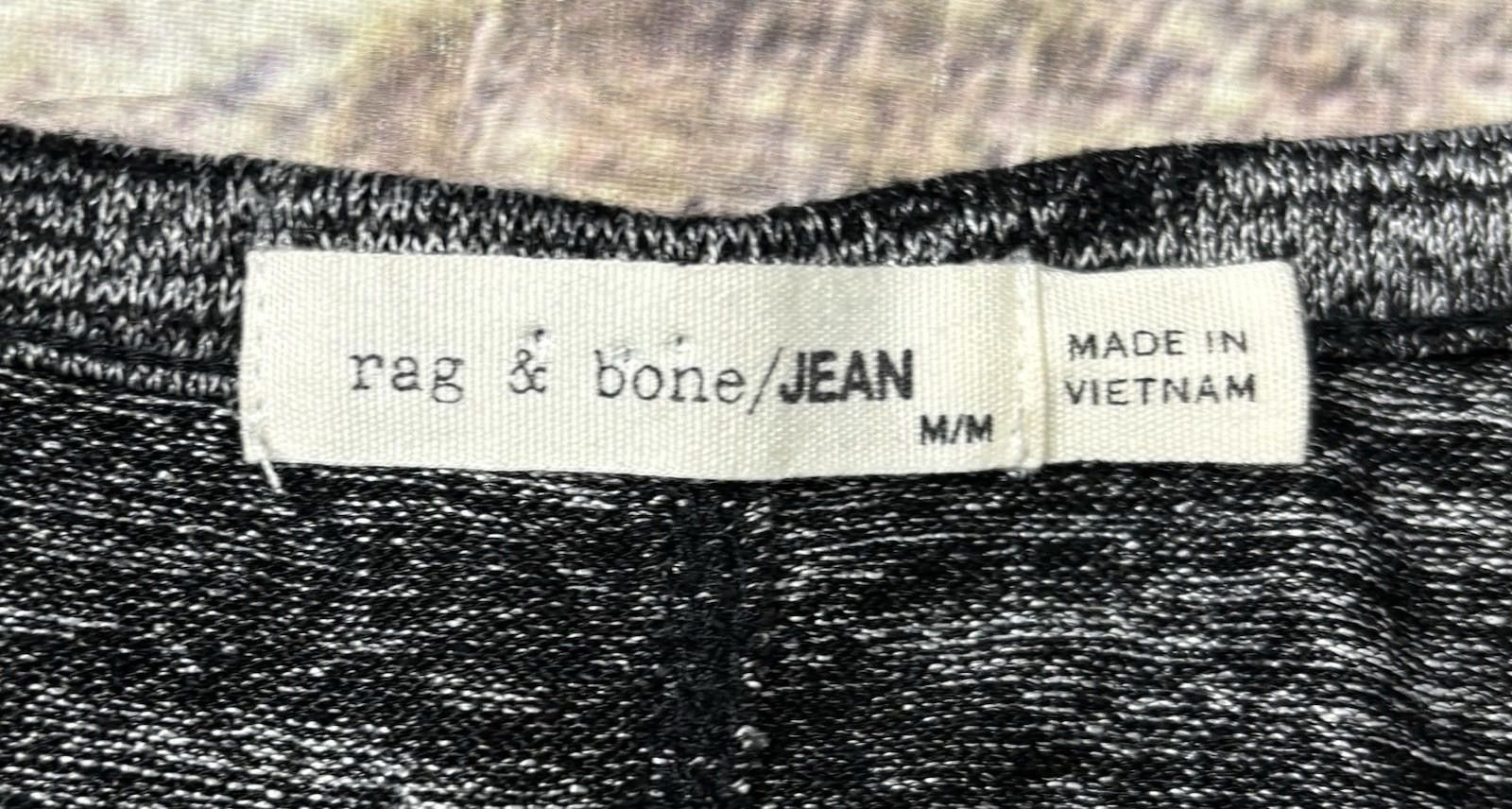 Rag & Bone Rag & Bone Jean Shirt Women's Medium Stretch Gray Black Size M / US 6-8 / IT 42-44 - 2 Thumbnail