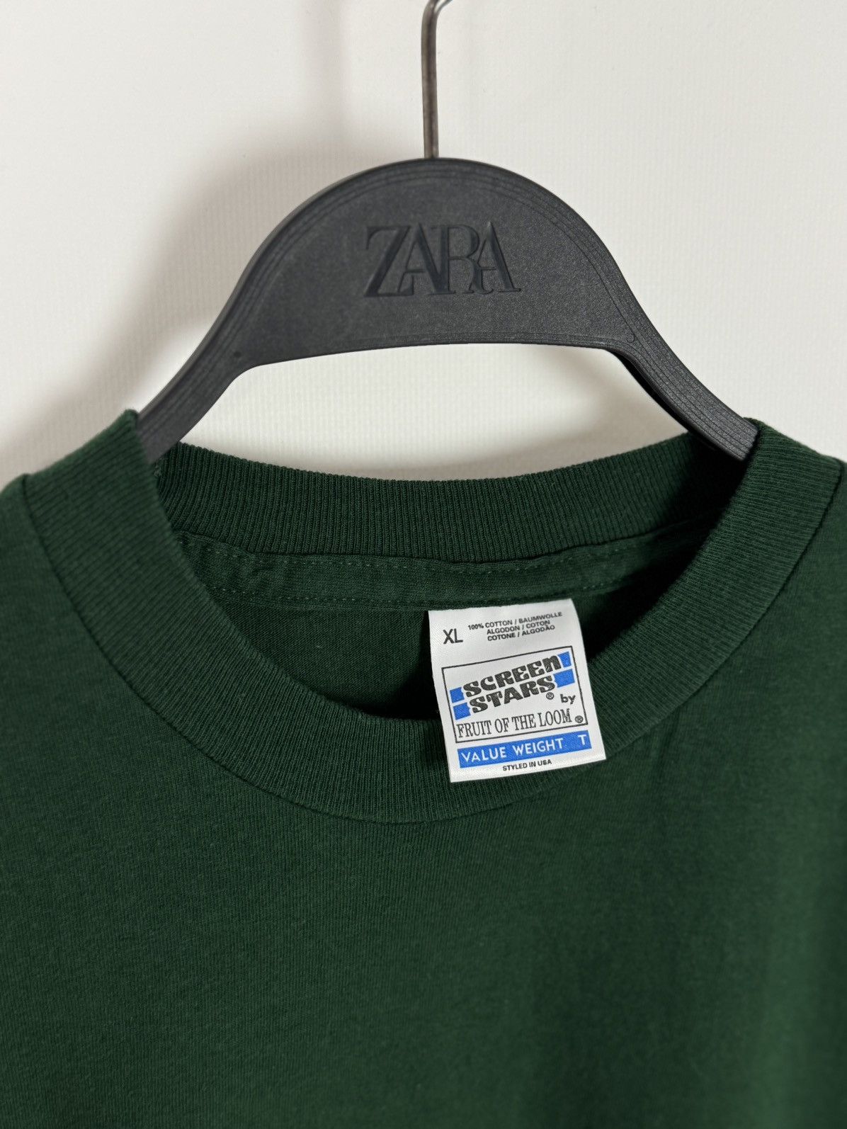 Band Tees × Vintage 1995 Vintage Metallica Crew Single Stitch Green T-Shirt Size US XL / EU 56 / 4 - 4 Thumbnail