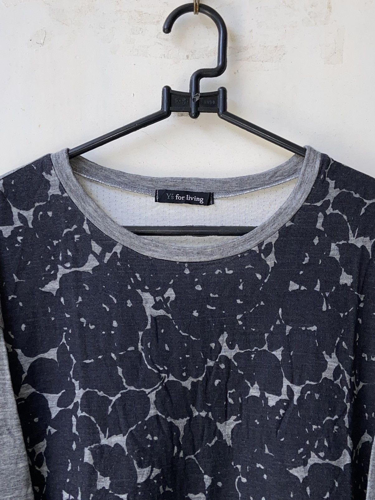 Yohji Yamamoto Y’S FOR LIVING Grey Long Sleeve T-Shirt Size US XL / EU 56 / 4 - 4 Thumbnail
