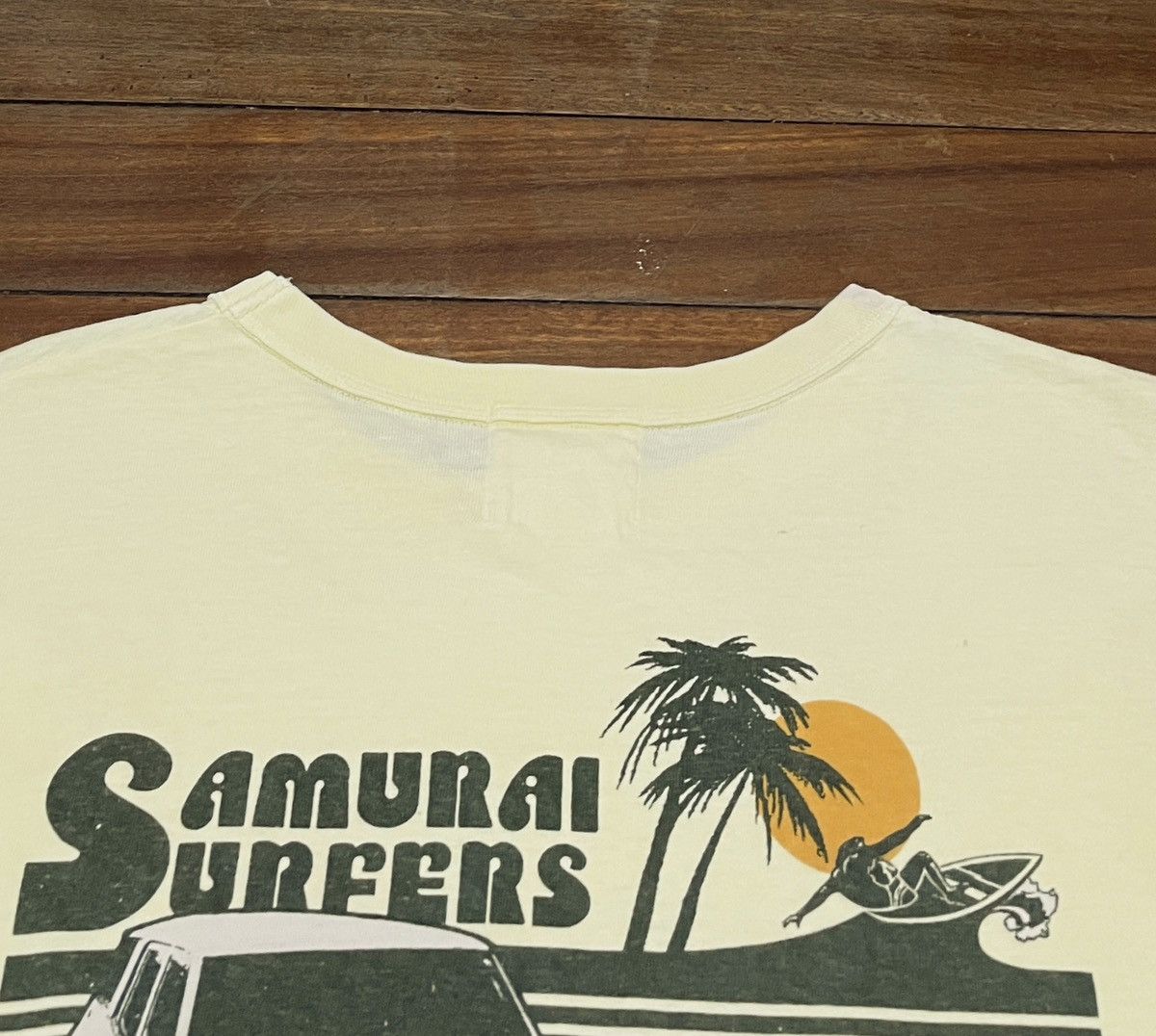 Japanese Brand × Samurai Jeans Rare Vintage Japanese Brand Samurai Surfers T-shirt 2000s Size US L / EU 52-54 / 3 - 4 Thumbnail