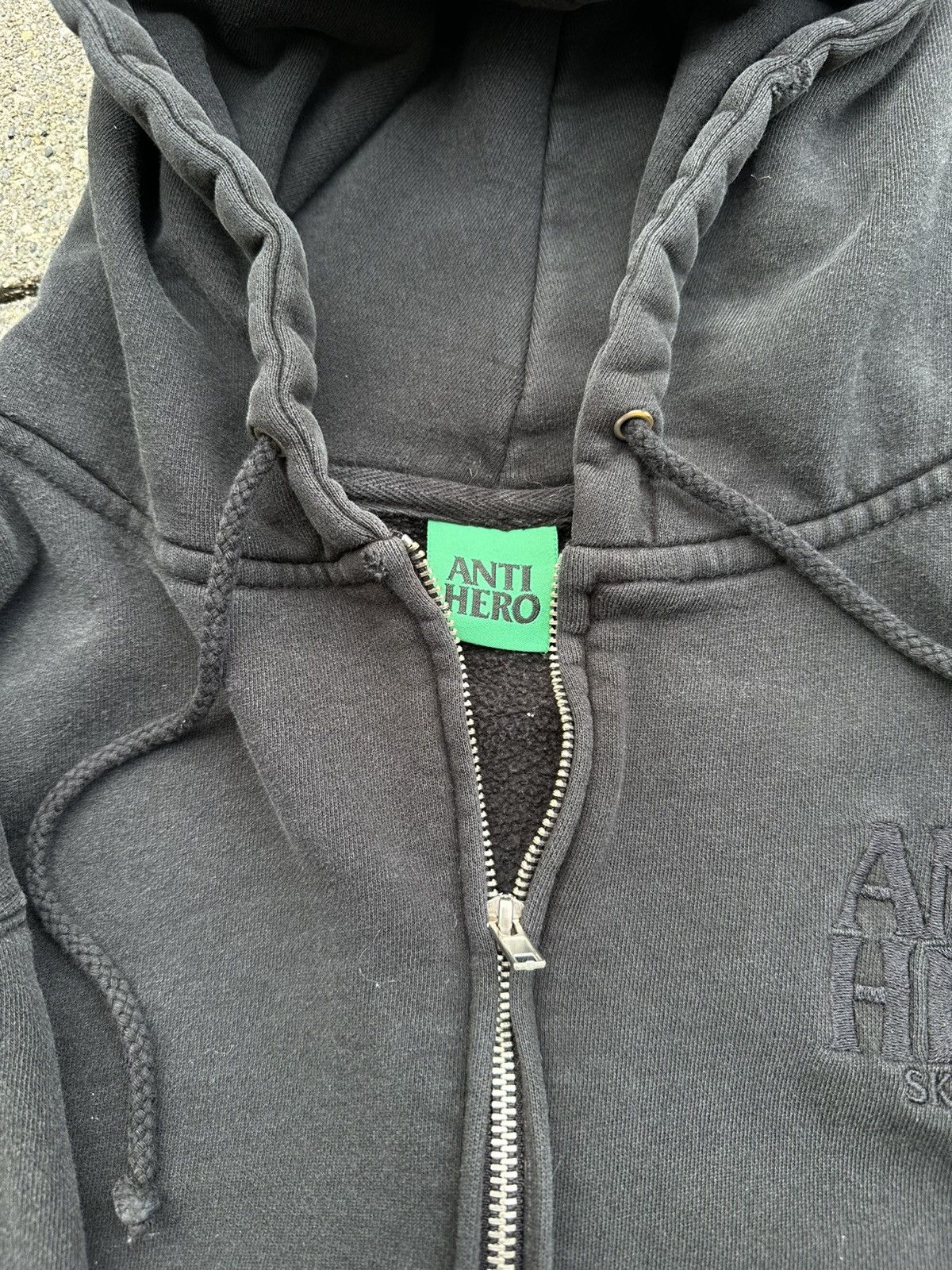 Antihero Vintage Antihero Black Zip up Hoodie Size US L / EU 52-54 / 3 - 4 Thumbnail