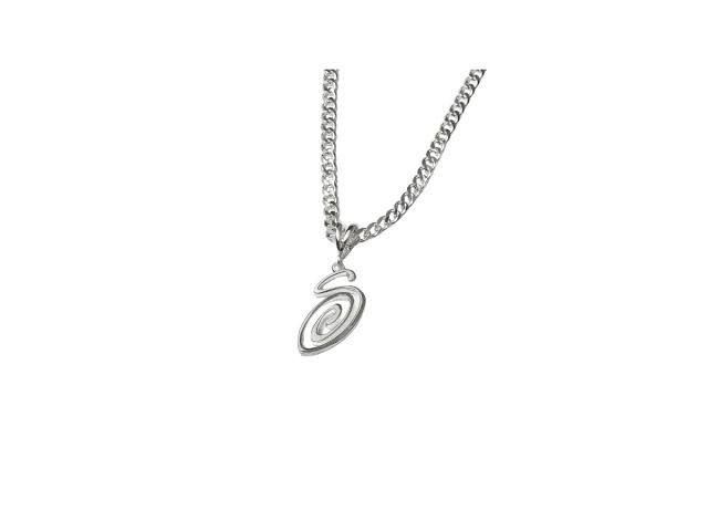 Jewelry × Stussy CC000021 Stussy Swirly S Chain Sterling in Silver in White Size ONE SIZE - 2 Thumbnail