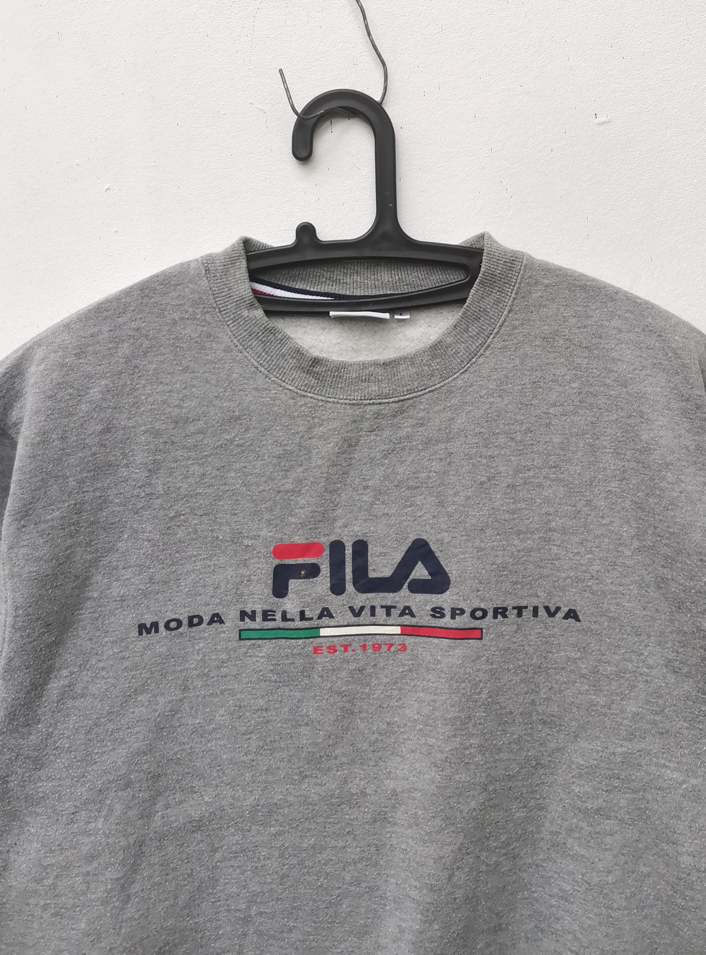 Fila × Vintage Rare vintage FILA sweatshirt grey colour Size US L / EU 52-54 / 3 - 2 Thumbnail