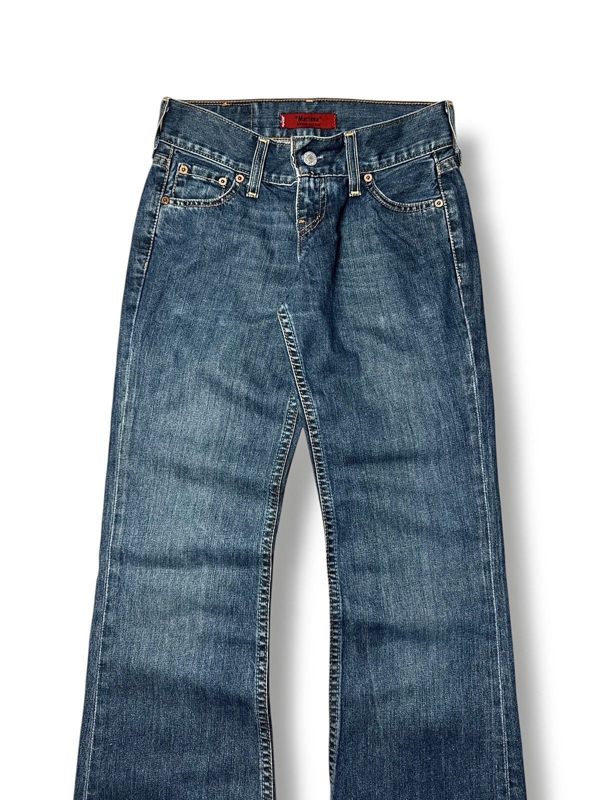 Levi's Vintage Levi's Bootcut Jeans Flared Avantgarde Y2K Japan Size 25" / US 0 / IT 36 - 3 Thumbnail