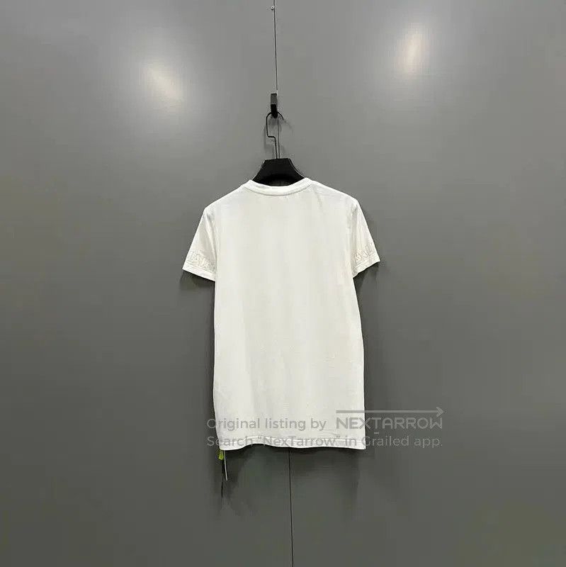 Balmain Balmain White Short Sleeve Cotton T-Shirt . Size US M / EU 48-50 / 2 - 3 Thumbnail