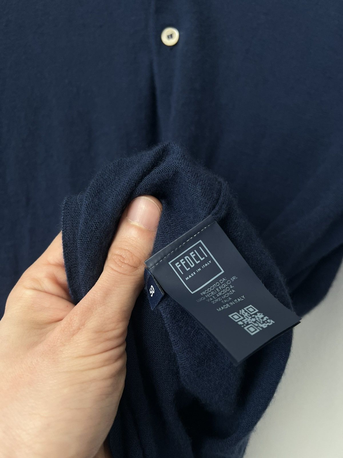 Fedeli Fedeli Silk Cashemere Polo Shirt Size US M / EU 48-50 / 2 - 3 Thumbnail