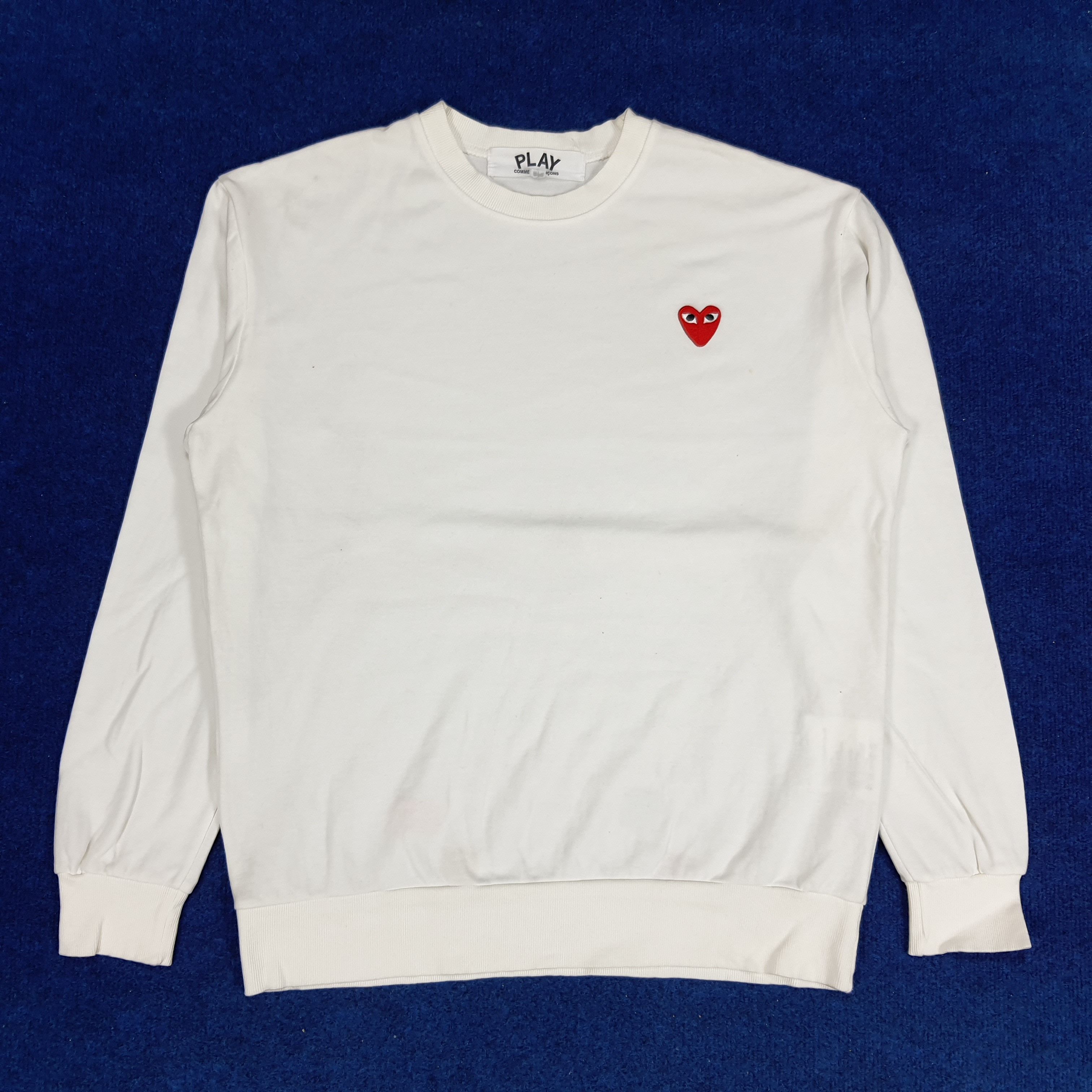 Comme des Garcons Homme Plus × Japanese Brand × Vintage Vintage Comme Des Gacons PLAY Designer Sweatshirt Size US L / EU 52-54 / 3 - 1 Thumbnail