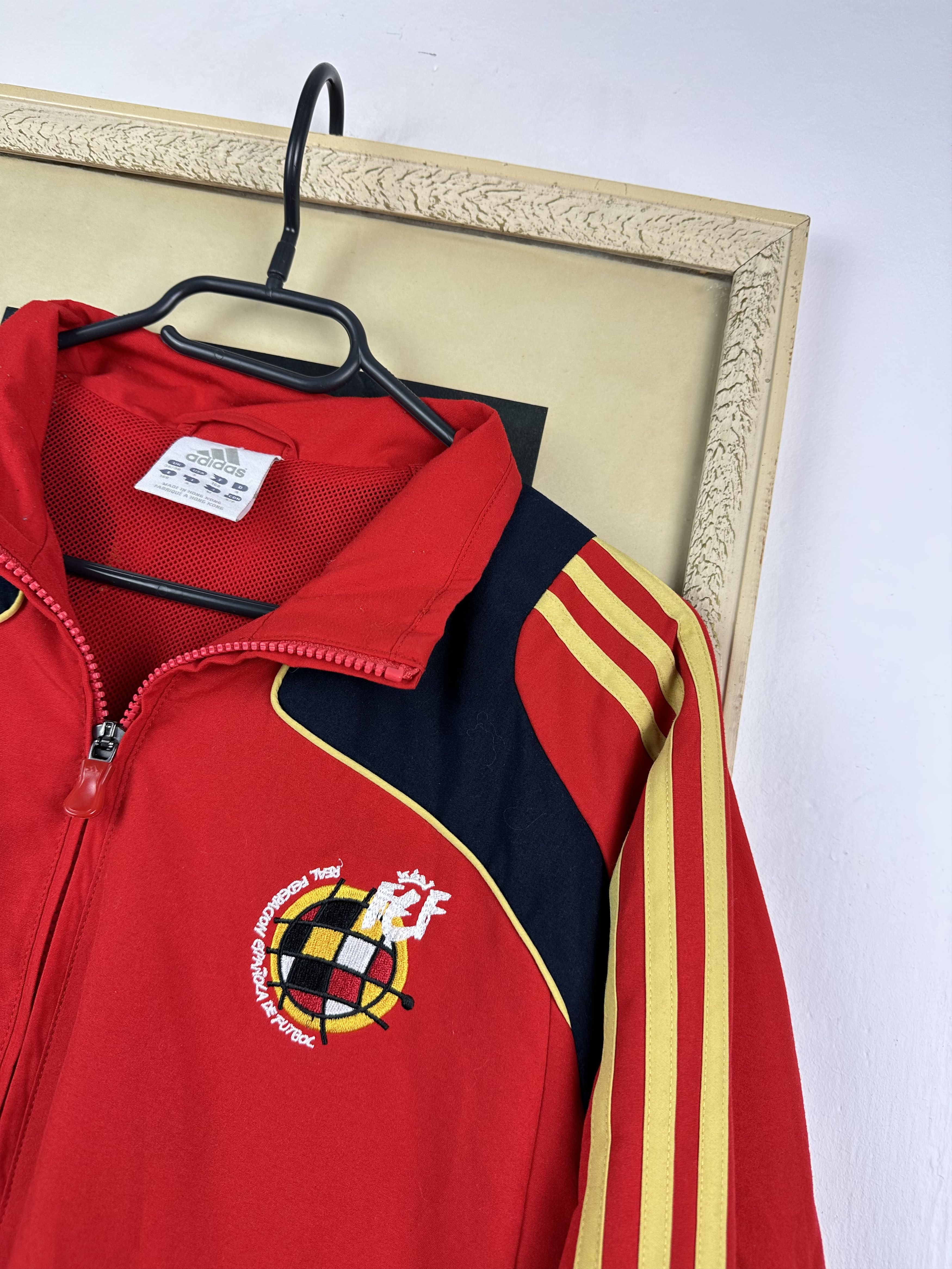 Adidas × Vintage Vintage Adidas Spain Football Jacket Soccer Track Top Rare Size US S / EU 44-46 / 1 - 3 Thumbnail