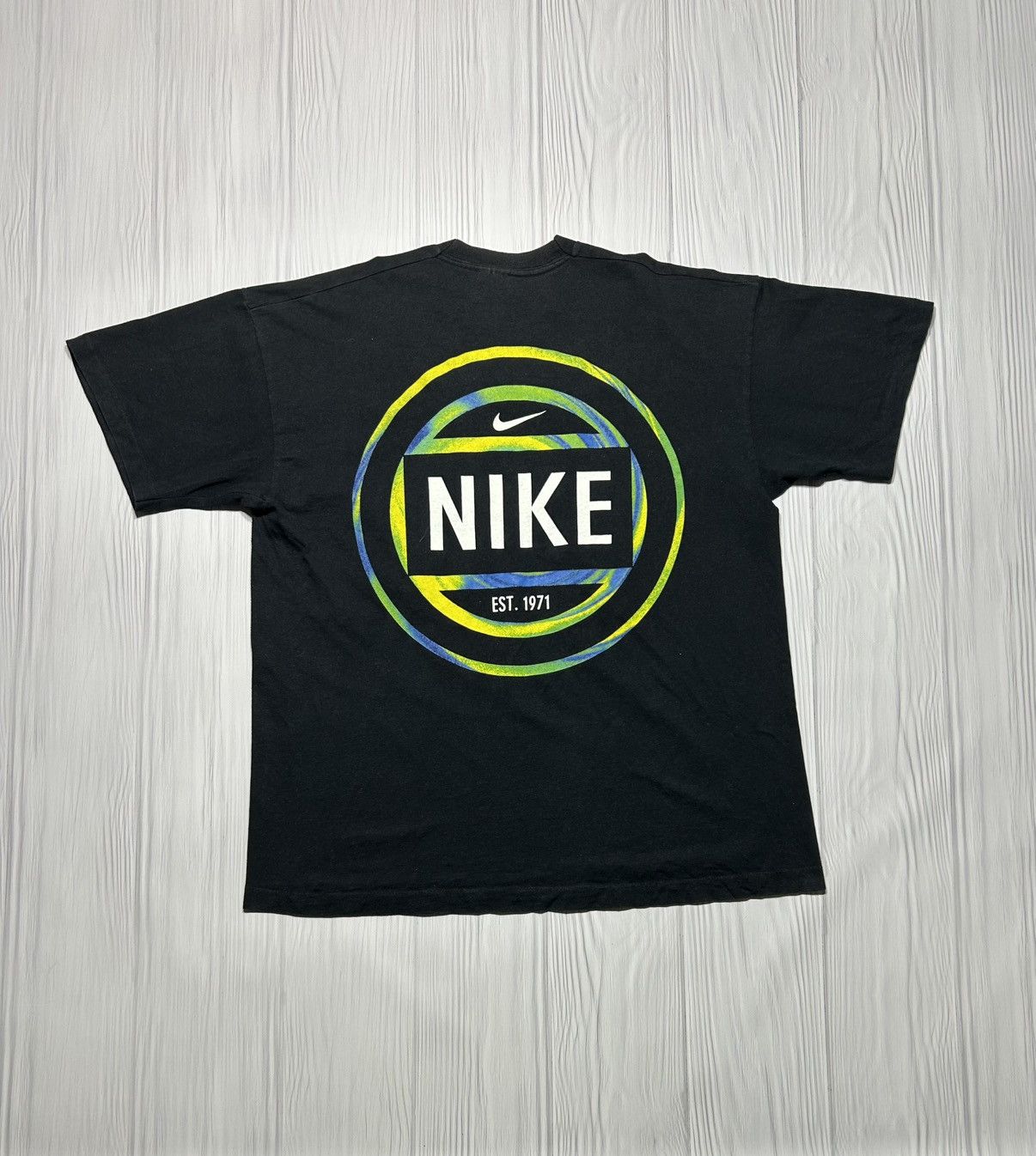 Nike Hype Vintage Nike Center Swoosh Tee 90s Size L Size US L / EU 52-54 / 3 - 1 Thumbnail