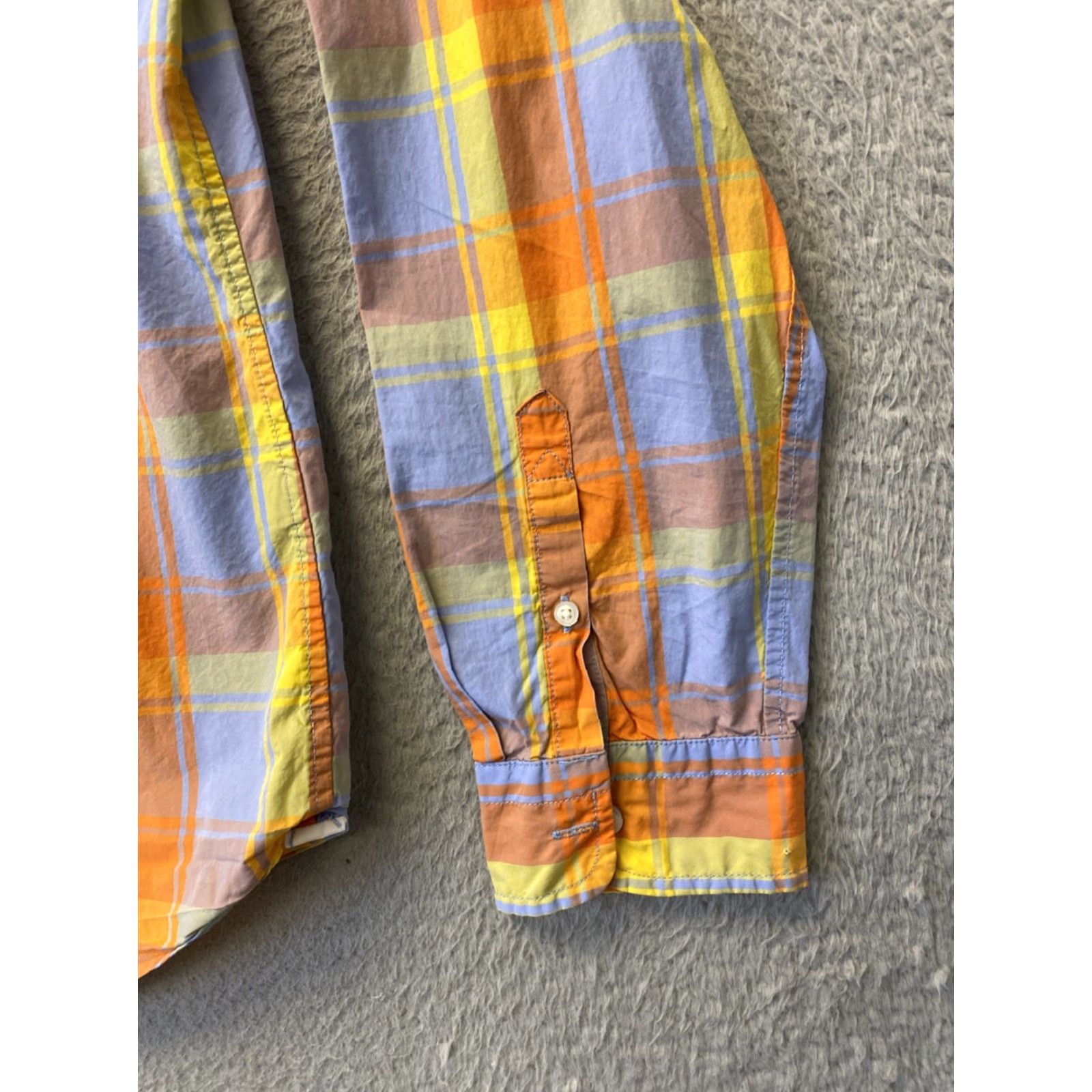 Gap GAP Button Shirt Men’s L Pl plaid Multicolor Casual Long Sleeve /0250 Size US L / EU 52-54 / 3 - 2 Thumbnail