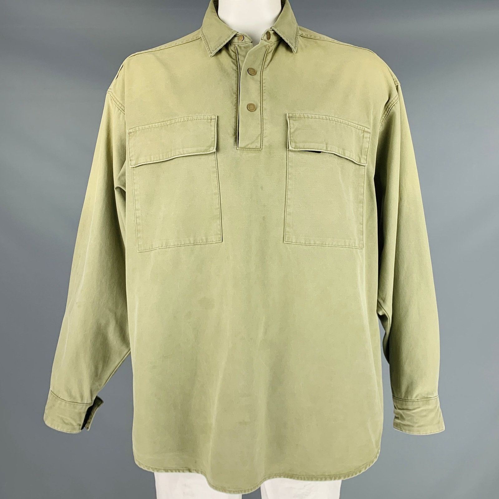 Fear of God FEAR OF GOD Size L Khaki Cotton Jacket Size US L / EU 52-54 / 3 - 1 Thumbnail