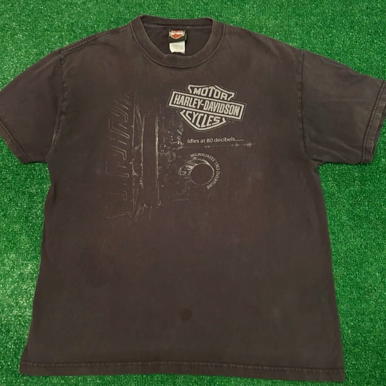 Harley Davidson VINTAGE Harley-Davidson Shirt XL Black 90s Y2K Biker San Antonio Logo Mens Size US XL / EU 56 / 4 - 4 Thumbnail