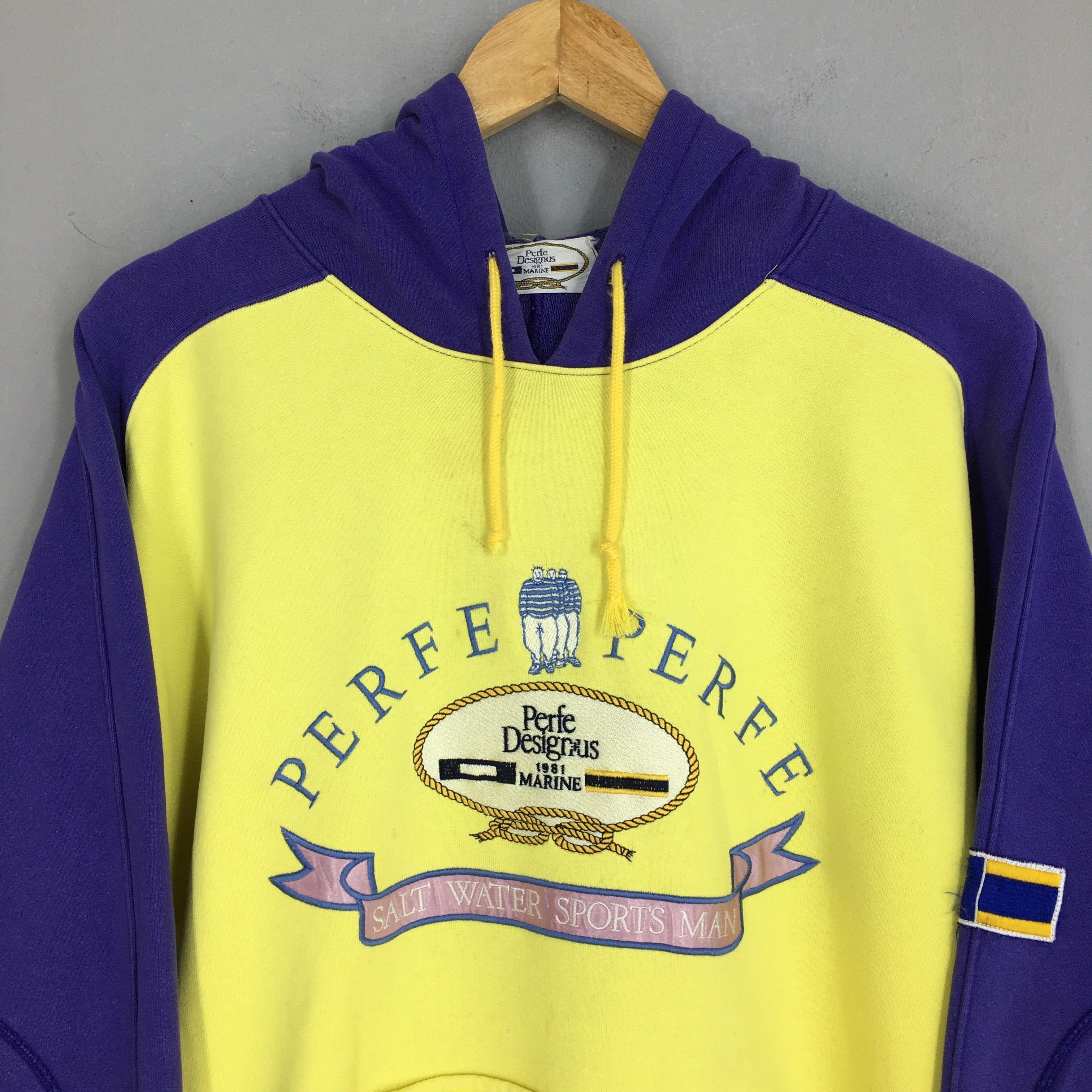 Vintage Vintage 90s Salt Water Sports Man Sweatshirt XLarge Size US XL / EU 56 / 4 - 2 Thumbnail