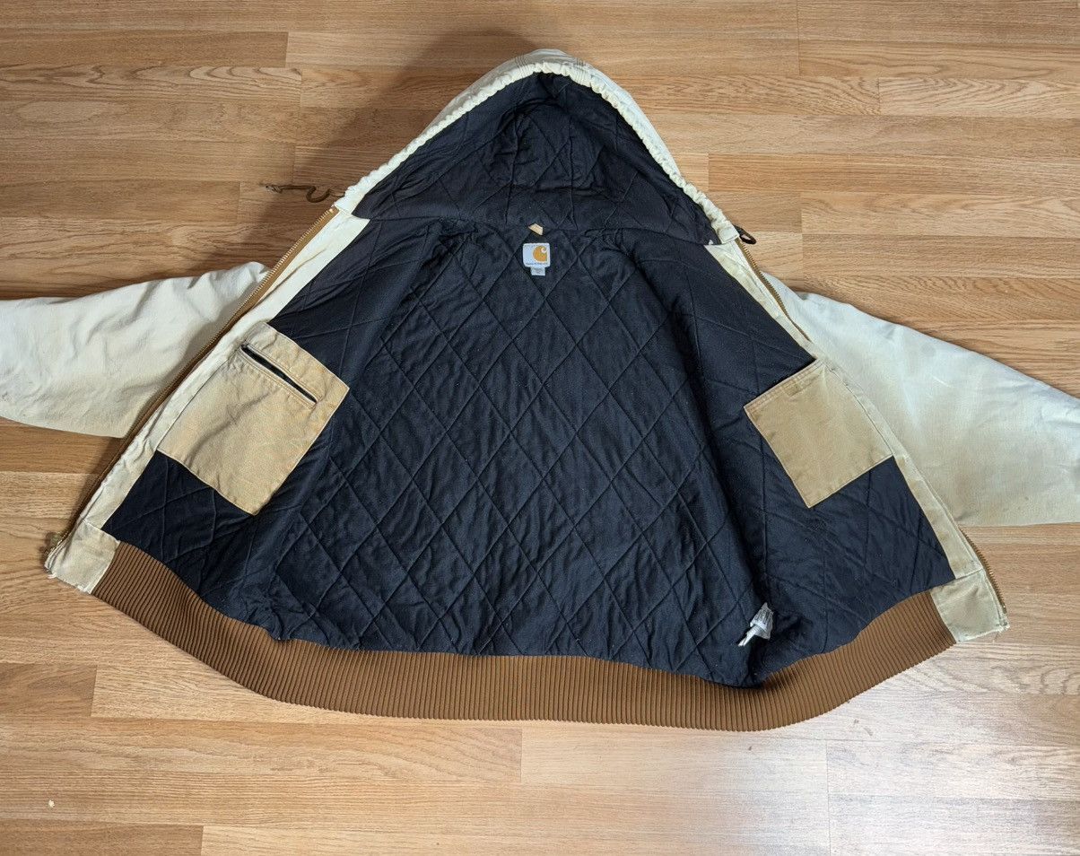 Carhartt Carhartt Jacket XXL Duck Canvas J140 BRN Hooded Distressed Size US XXL / EU 58 / 5 - 4 Thumbnail