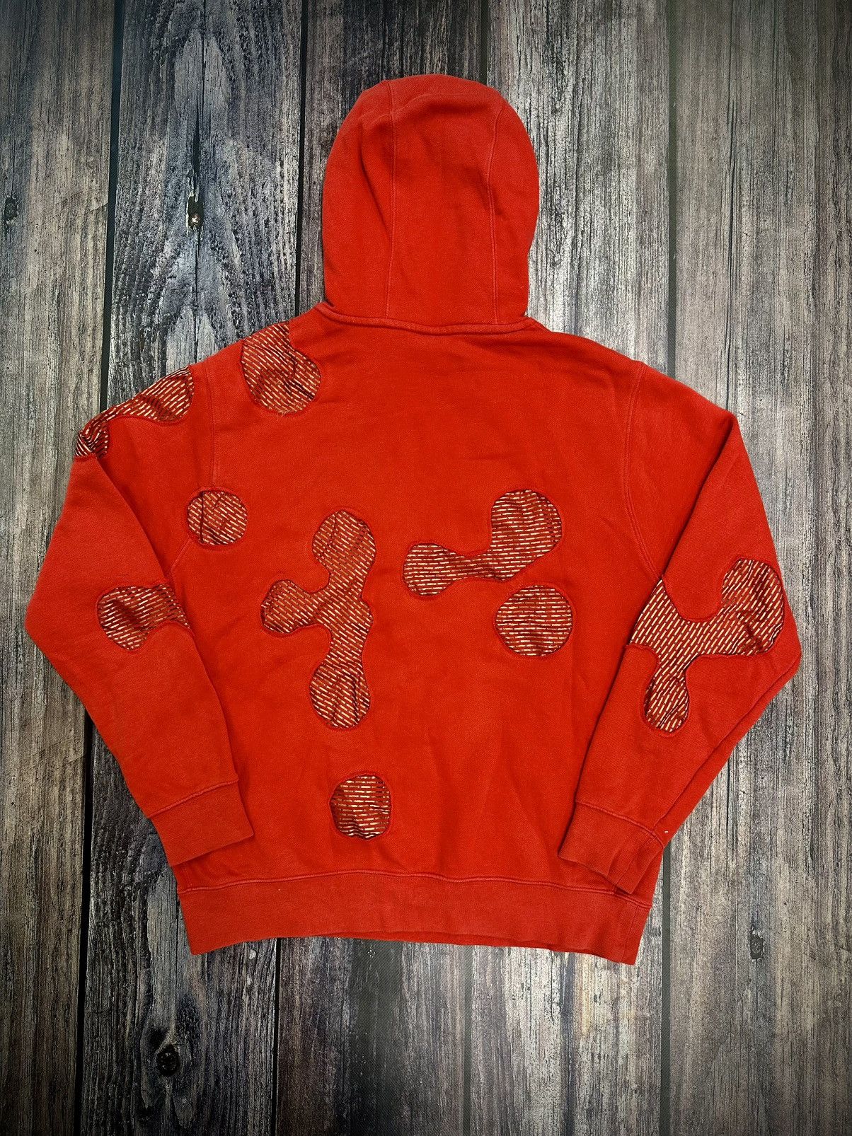 Nike Nike Custom Hoodie Vintage 90s Y2K Reworked Size US L / EU 52-54 / 3 - 4 Thumbnail