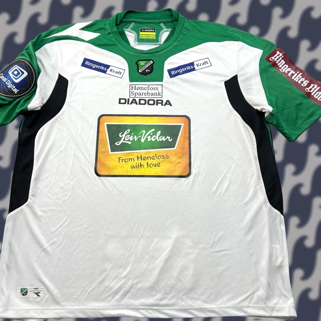 Diadora Diadora Honefoss BK Football Jersey Shirt Mens L Multicolor 100% Polyester Quick Dry Moisture Wicking Sports Football Shirt Size US L / EU 52-54 / 3 - 1 Thumbnail