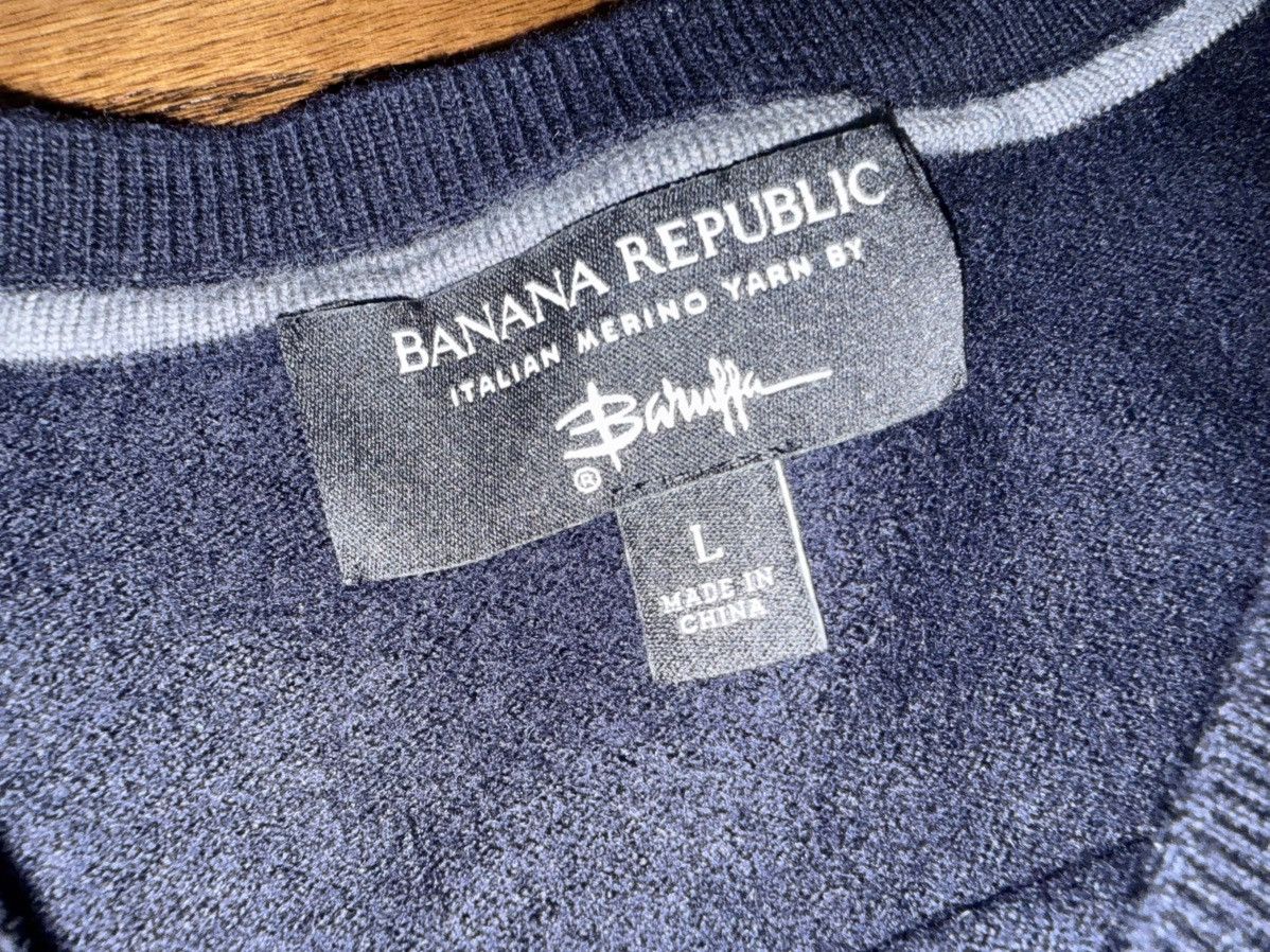 Banana Republic Banana Republic Navy Blue Italian Merino Wool Sweater Small Size US S / EU 44-46 / 1 - 3 Thumbnail