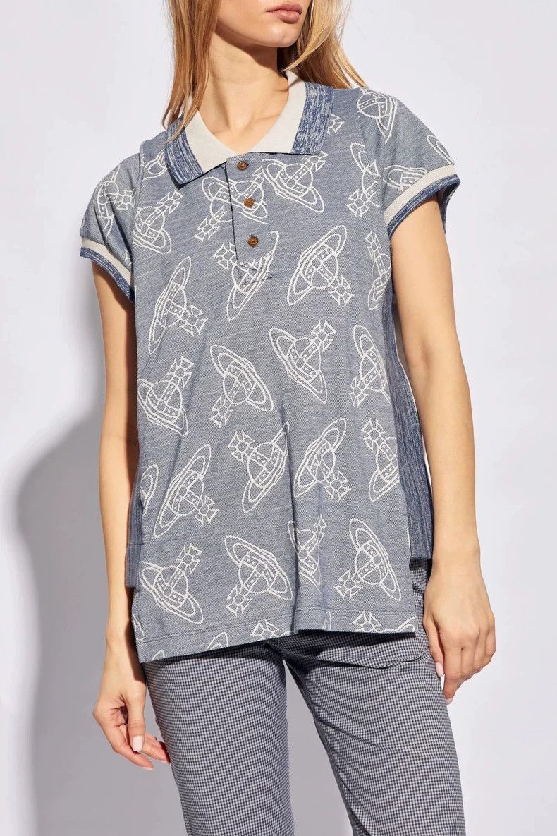 Vivienne Westwood vivienne westwood Saturn cotton Polo shirt Size XS / US 0-2 / IT 36-38 - 2 Thumbnail