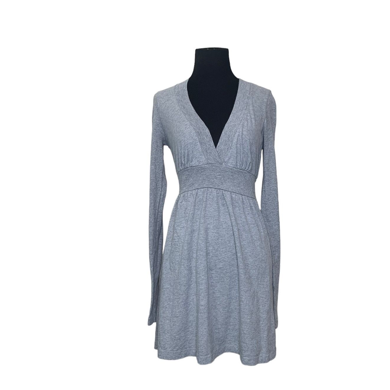 James Perse JAMES PERSE gray Long Sleeve V-Neck Mini Dress size 2 - M Size M / US 6-8 / IT 42-44 - 7 Thumbnail