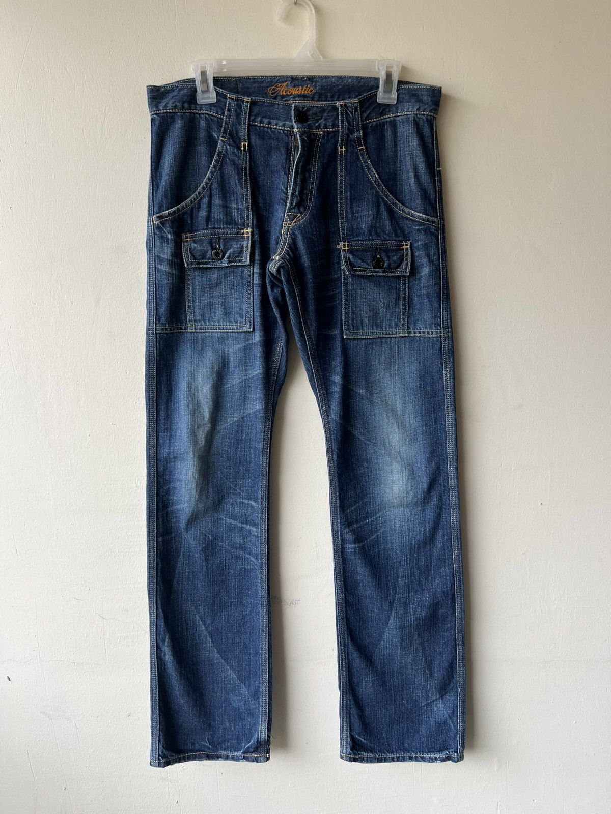 Shellac Acoustic Japan Bush Denim Jeans Size US 31 - 2 Thumbnail