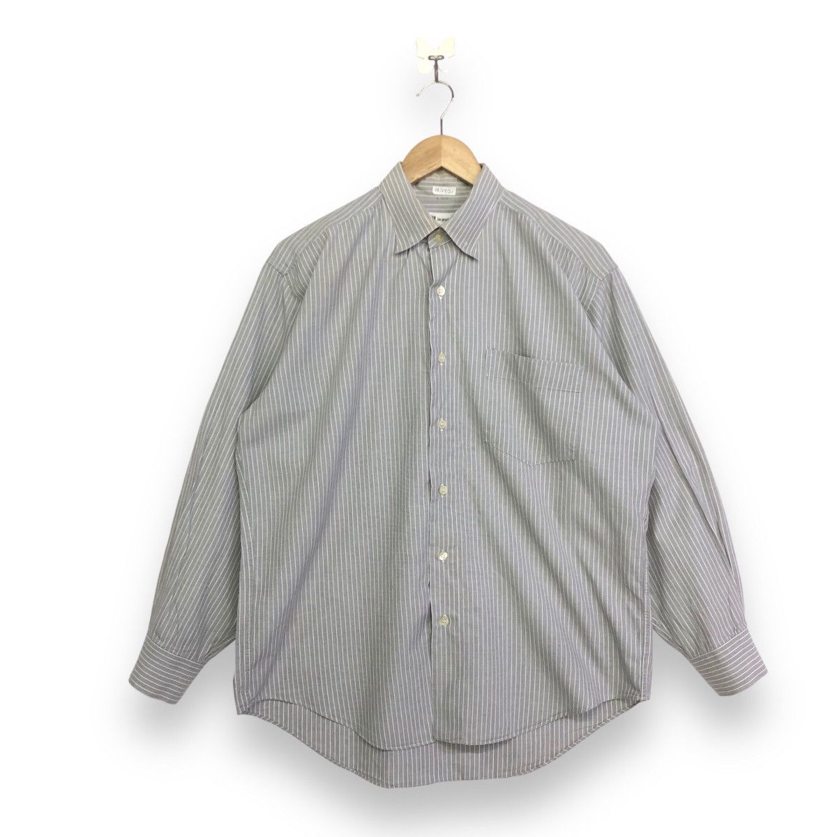 Issey Miyake × Japanese Brand × Vintage Vintage Issey Miyake IM product Stripe Button Shirt Size US M / EU 48-50 / 2 - 1 Thumbnail