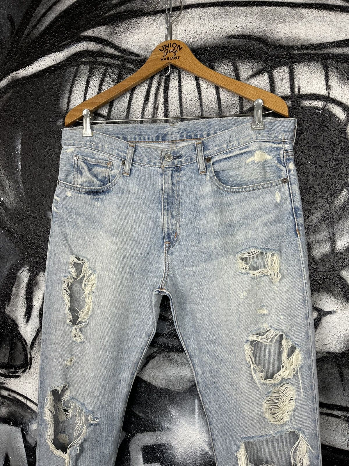 Denim & Supply Ralph Lauren Denim & Supply Ralph Lauren Distressed Denim Boyfriend Jeans Size 29" - 4 Thumbnail