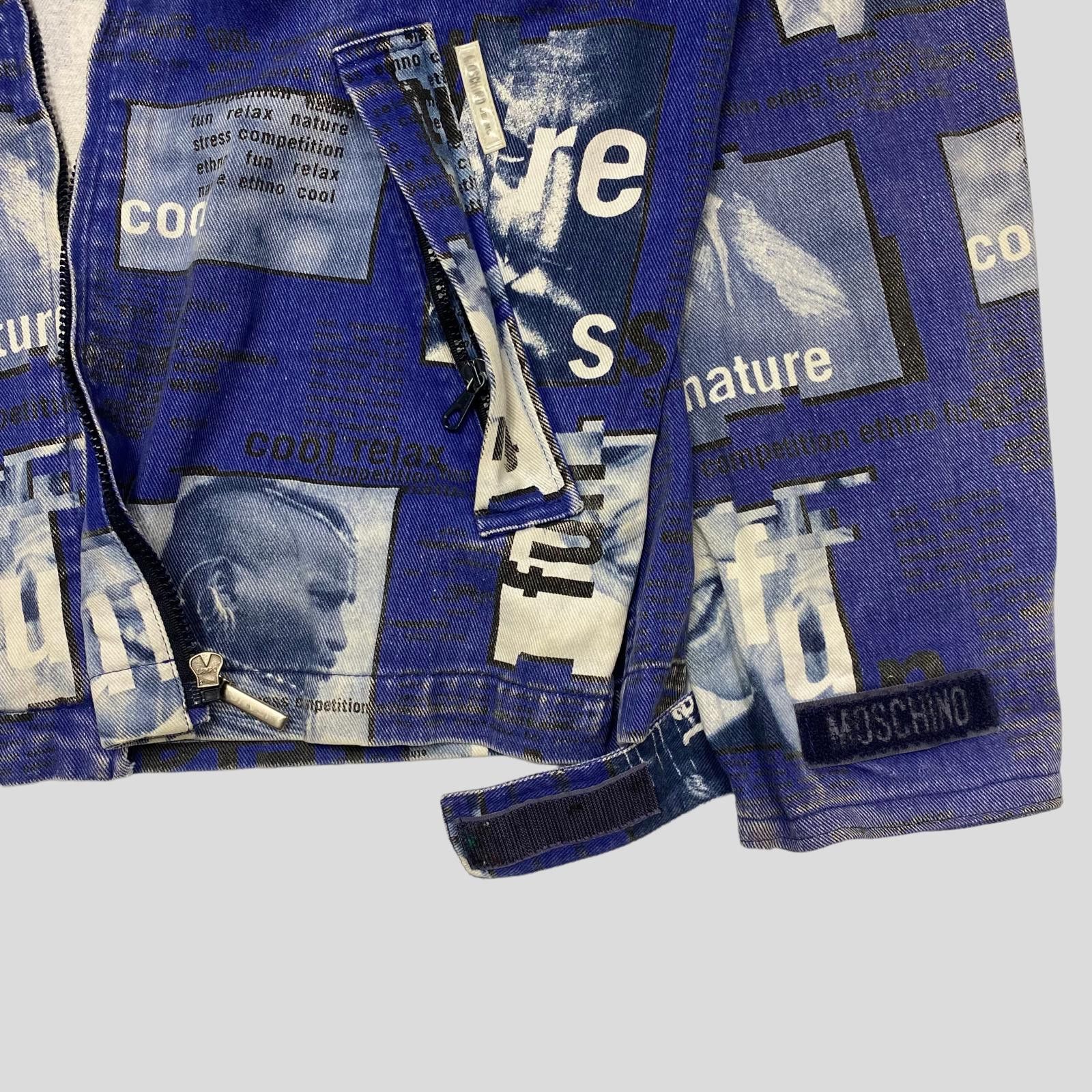 Moschino Moschino Jeans ‘99 Ethno Denim Jacket - IT54 (L/XL) Size US L / EU 52-54 / 3 - 5 Thumbnail