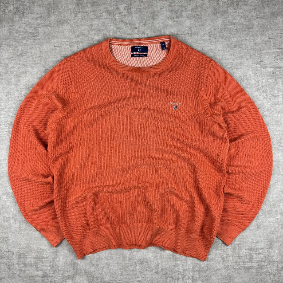 Gant GANT Orange Sweater Size US L / EU 52-54 / 3 - 1 Thumbnail