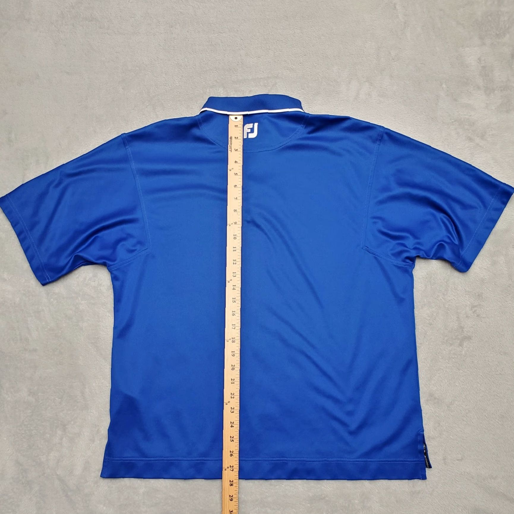 Footjoy Footjoy Polo Shirt Mens L Blue Polyester Prodry Superlite Performance Golf Size US L / EU 52-54 / 3 - 7 Thumbnail