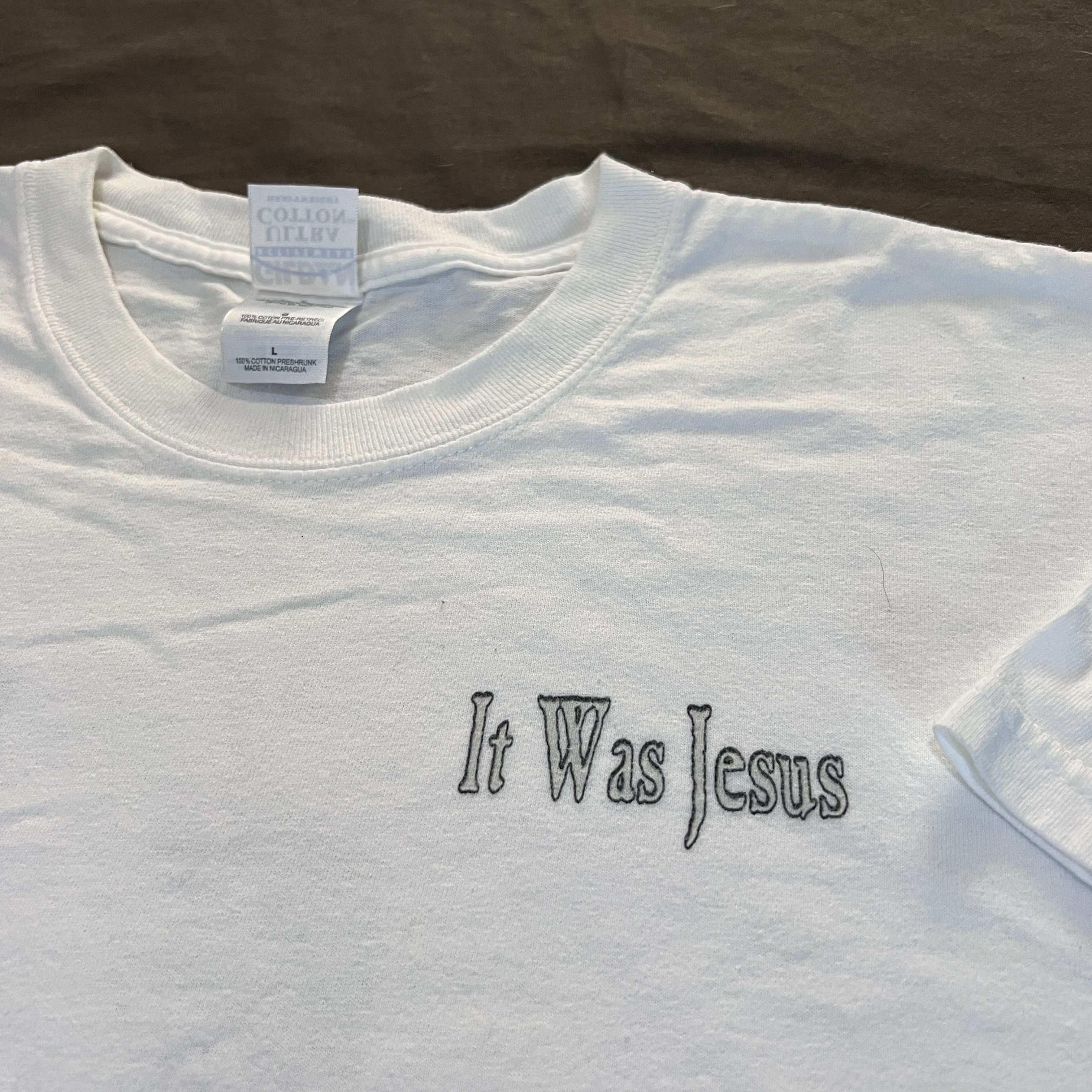 Vintage Vintage Y2K Jesus God Bible Holy Promo Tee Size US L / EU 52-54 / 3 - 5 Thumbnail
