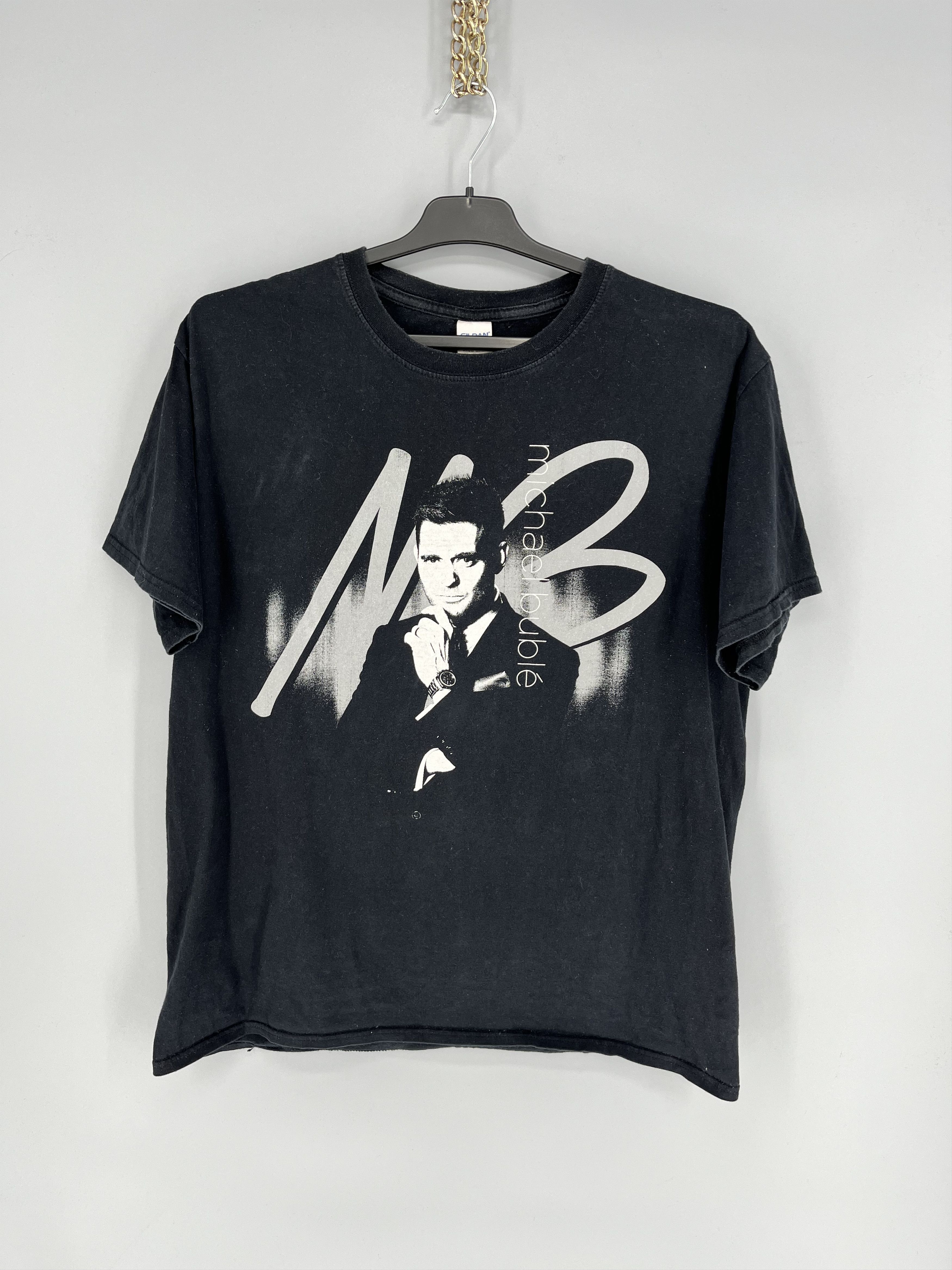 Band Tees × Vintage Rare!! Vintage Y2K Michael Buble World Tour Tee Size US L / EU 52-54 / 3 - 1 Thumbnail
