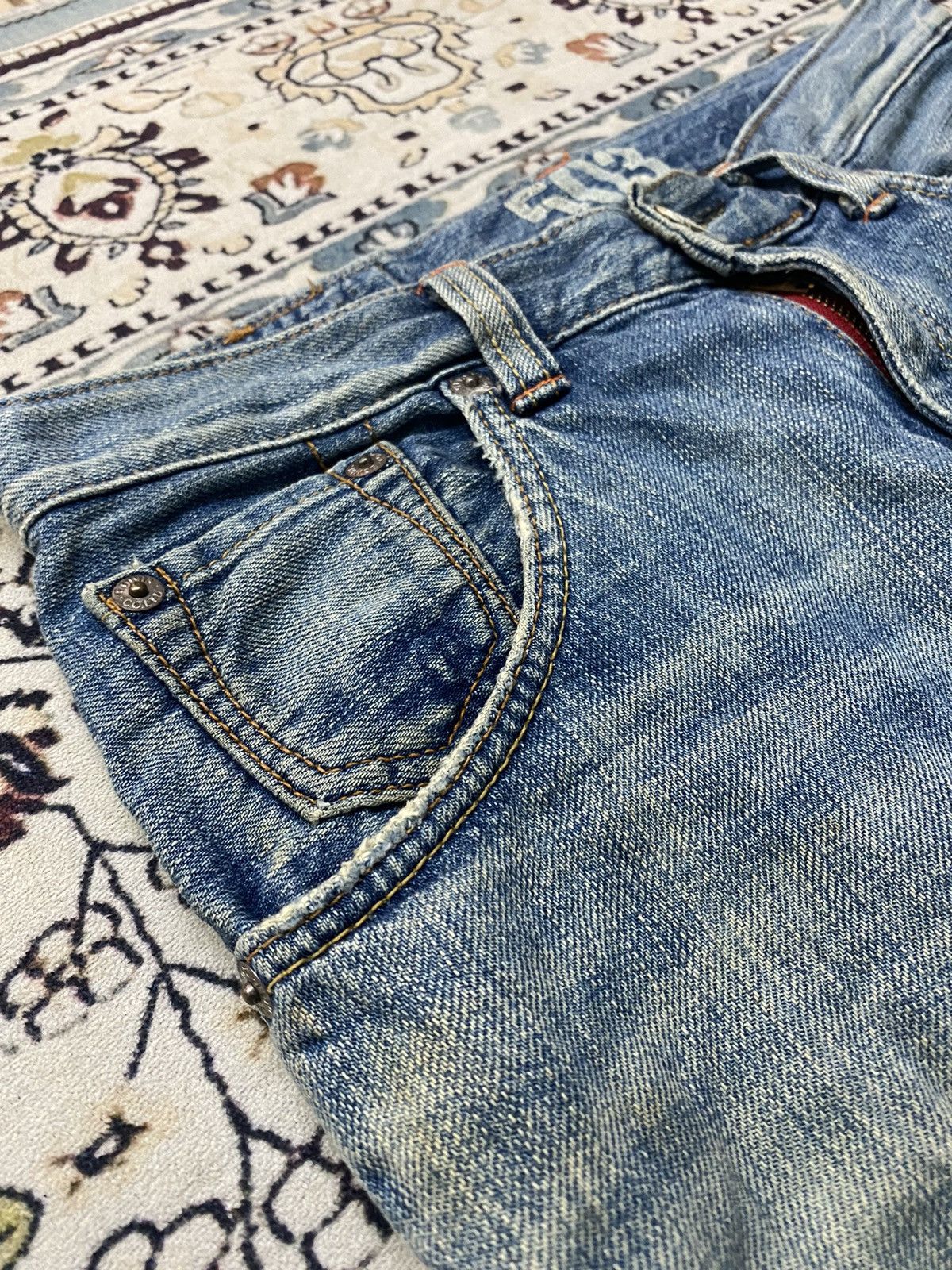 Edwin × Vintage 🔥 Flared Jeans X Edwin 503 Size US 32 / EU 48 - 3 Thumbnail