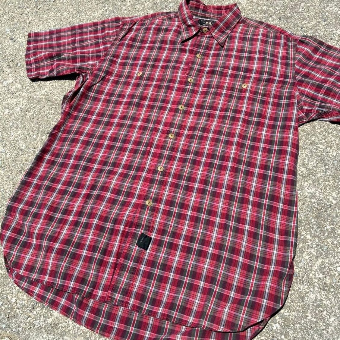 Ralph Lauren RRL Ralph Lauren Red Check Shirt Mens M Casual Used Size US M / EU 48-50 / 2 - 5 Thumbnail