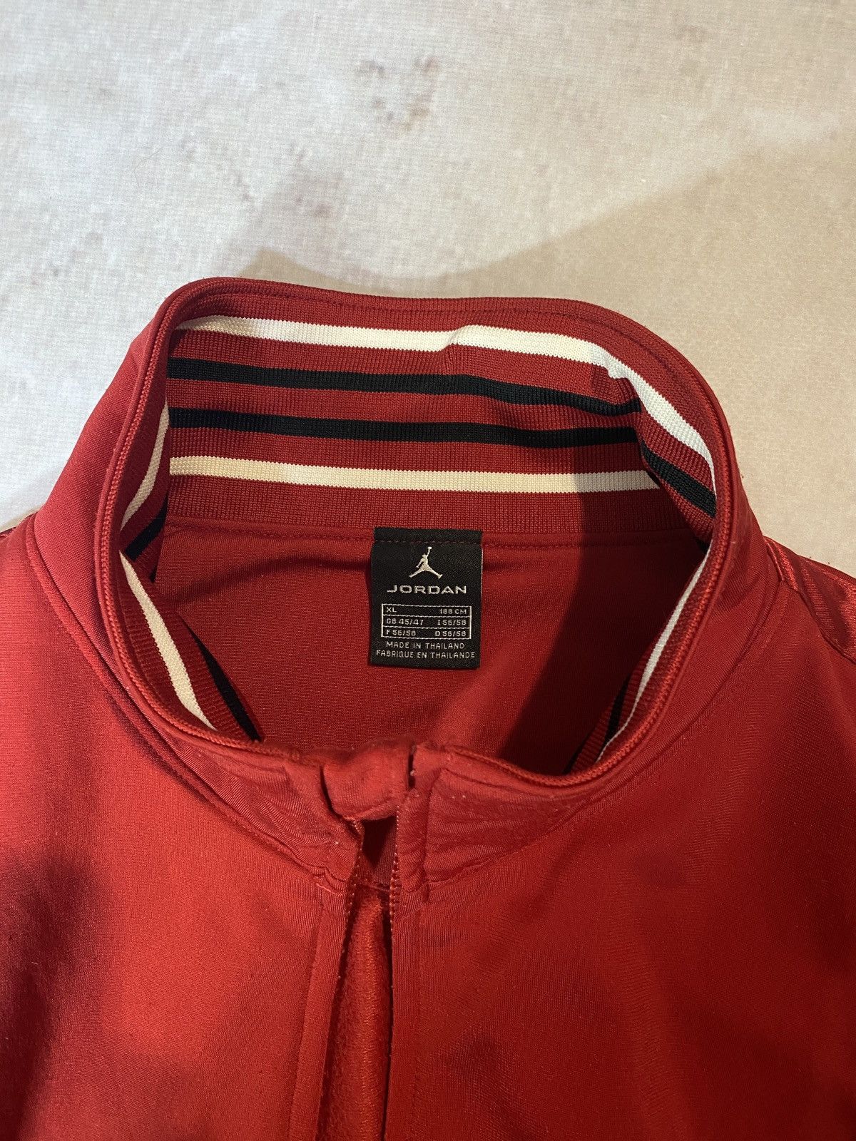 Jordan Brand Vintage 90s Nike air Jordan zipper track jacket Size US XL / EU 56 / 4 - 3 Thumbnail