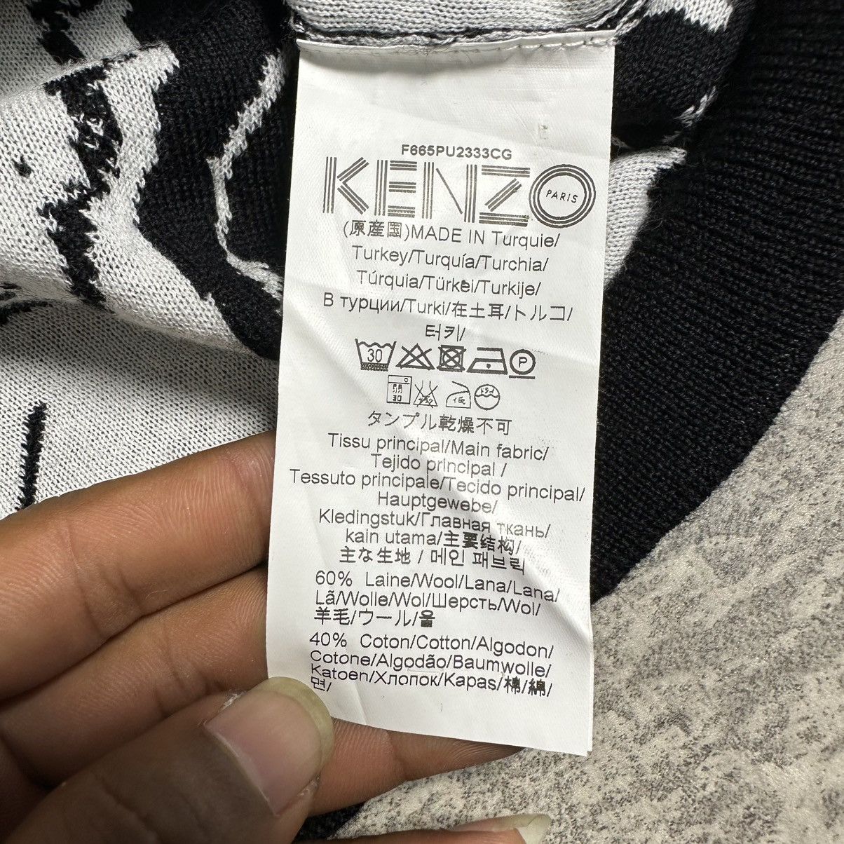 Kenzo Kenzo Musicians Jacquard Knitwear Size US M / EU 48-50 / 2 - 8 Thumbnail