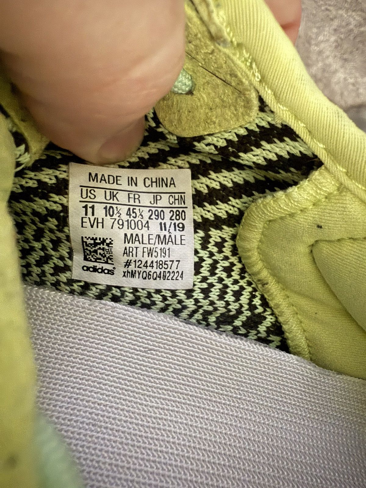 Adidas Yeezy 350V2 “Yeezyreel” Size US 11 / EU 44 - 7 Thumbnail