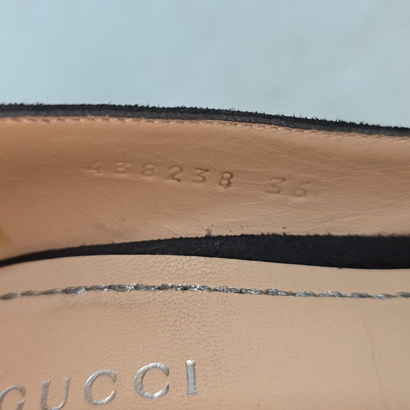 Gucci Gucci Classic Black Leather Flat Shoes Size US 6.5 / EU 39-40 - 5 Thumbnail