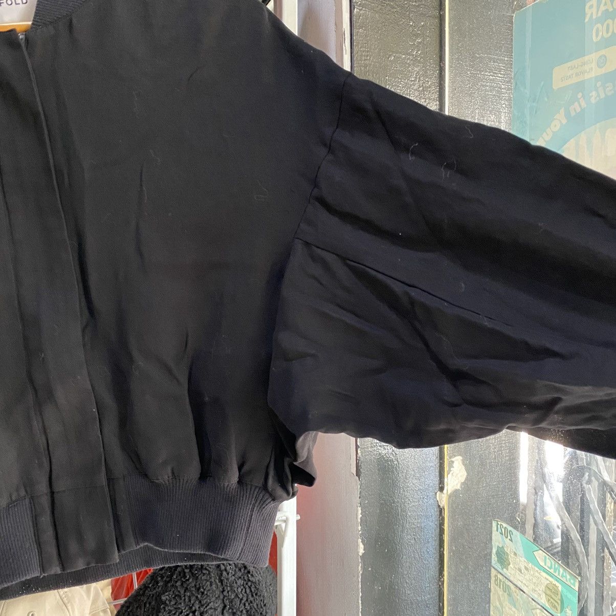 Japanese Brand ENFÖLD Black Bomber Oversized Ballon Jackets Size US XS / EU 42 / 0 - 11 Thumbnail
